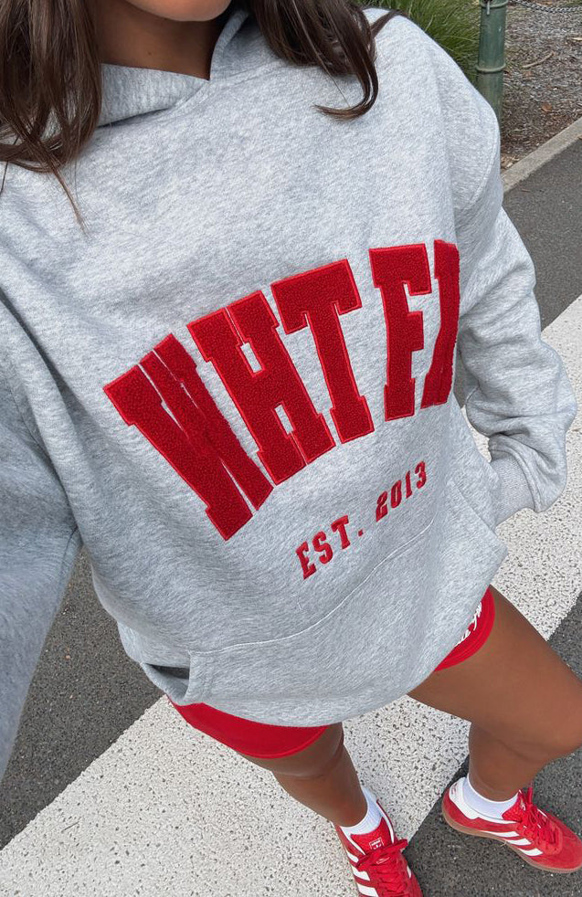 Give It Away Oversized Hoodie Dark Grey MarleL/XL