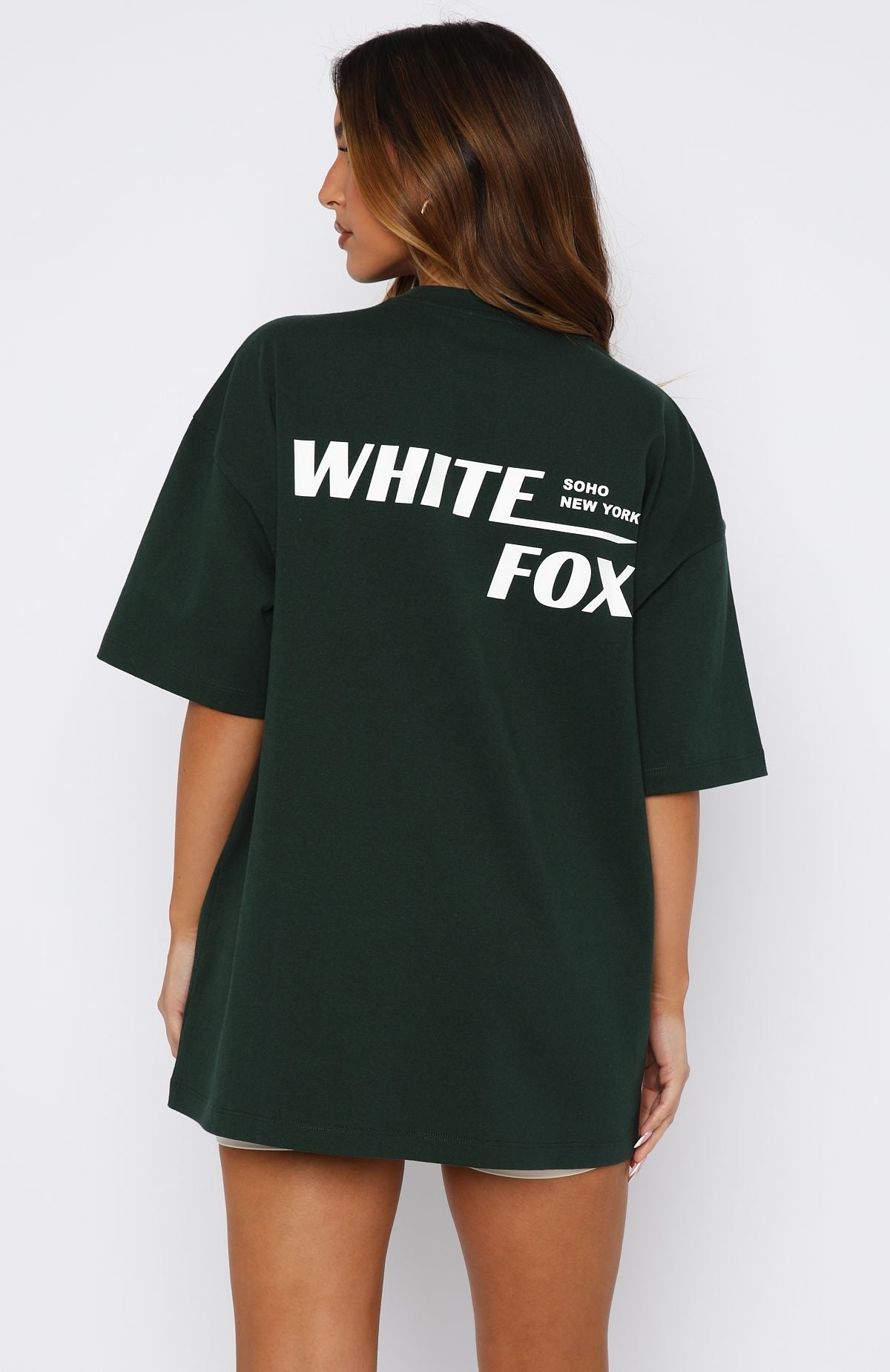 New York Archives Oversized Tee Forest GreenL/XL