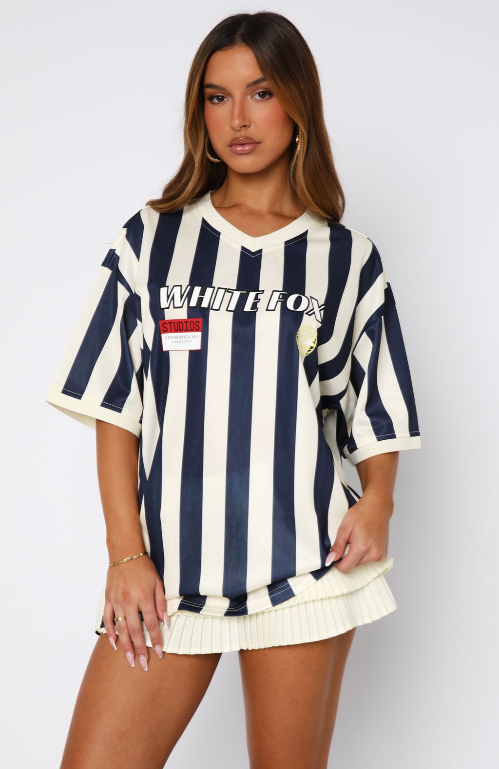 Let's Just Leave Oversized Jersey NavyXS/S