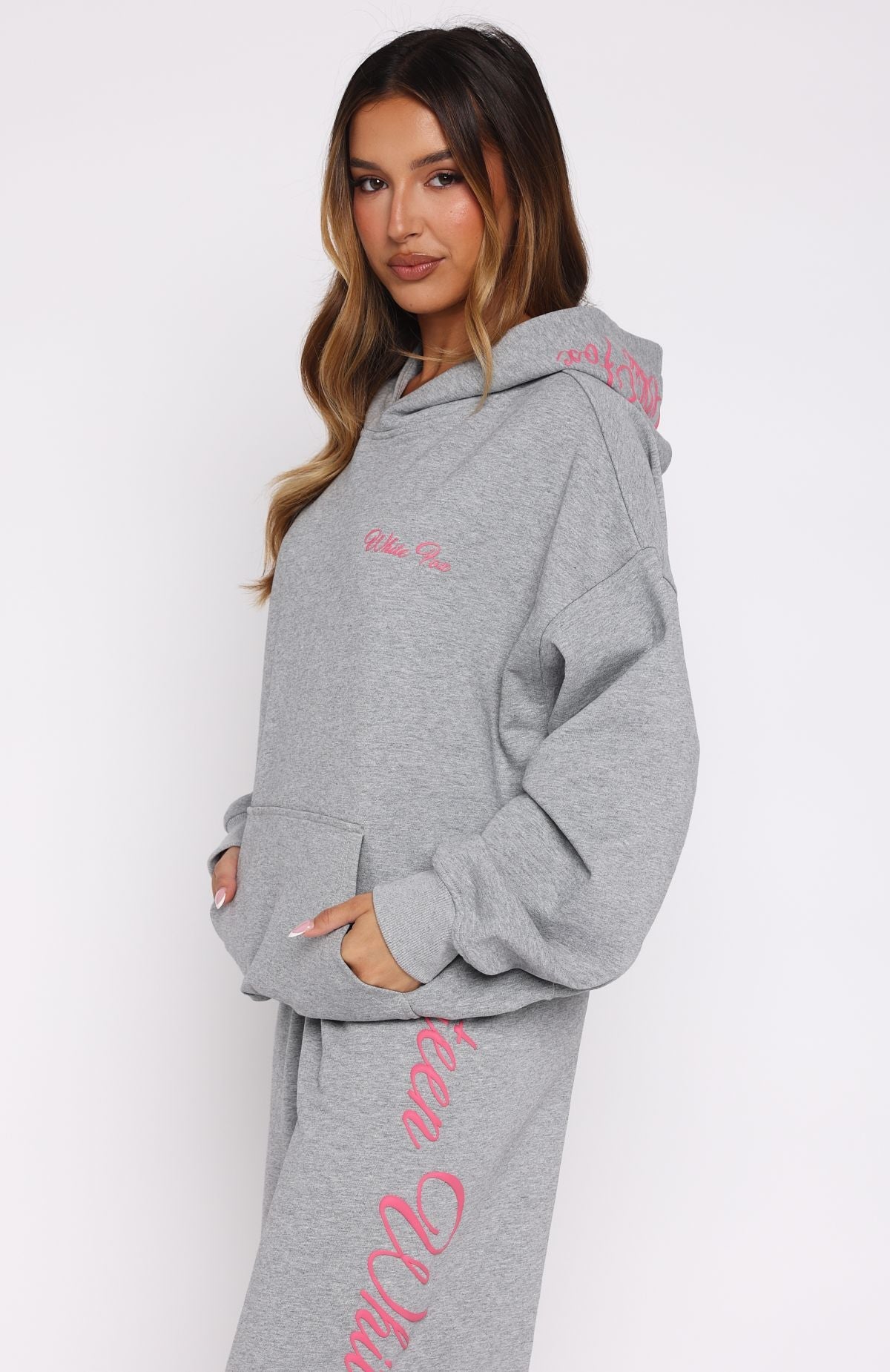 Lucky Thirteen Shaya Oversized Hoodie Dark Grey MarleXS/S