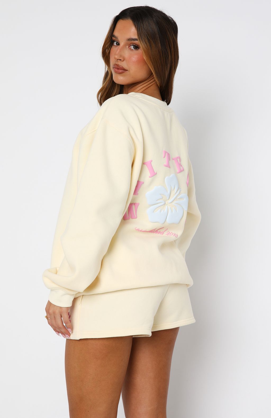 Keep Blooming Oversized Sweater LemonM/L