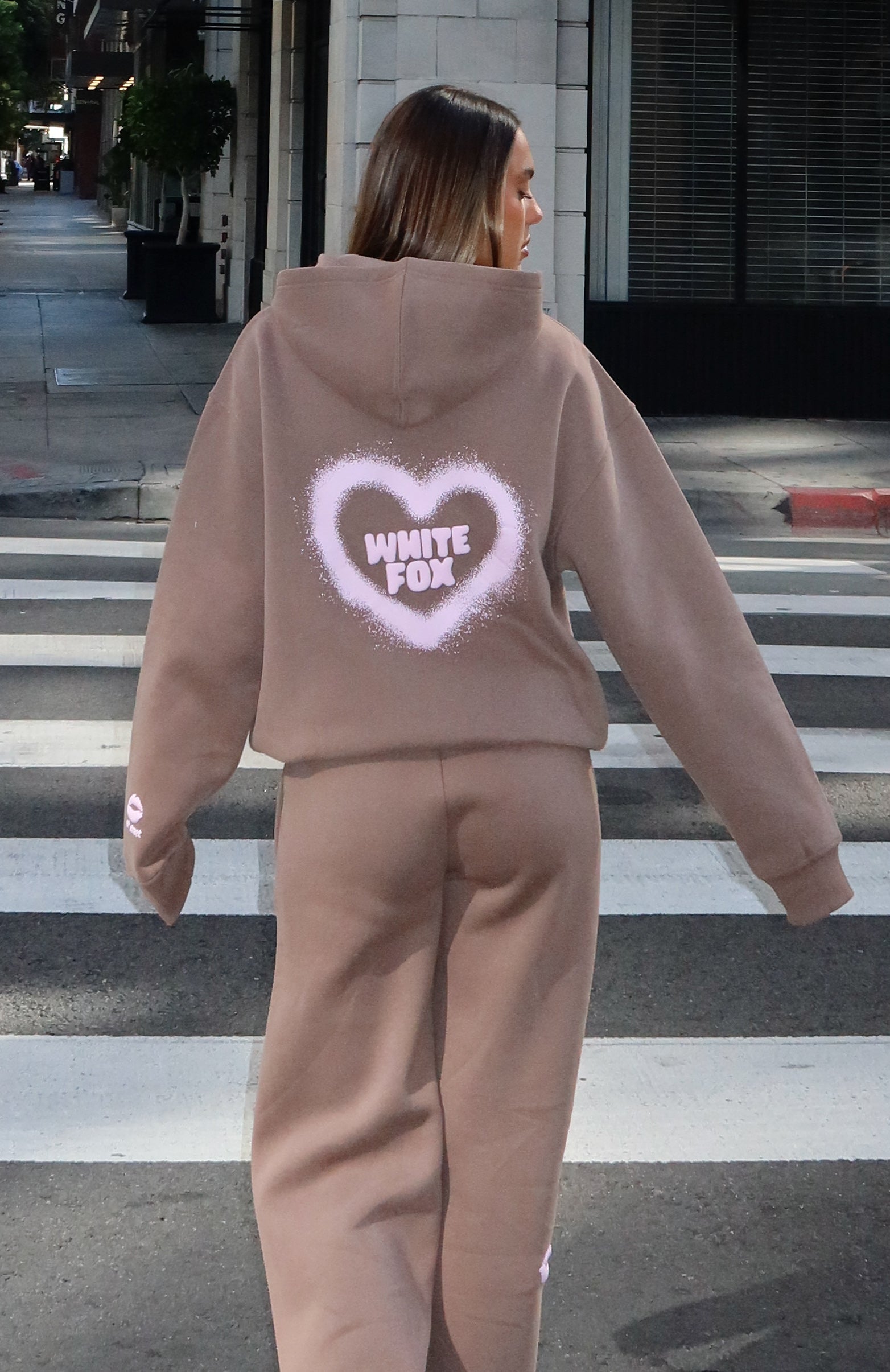 11th Street City Girl At Heart Oversized Hoodie Cinnamon Bun3XS/XXS