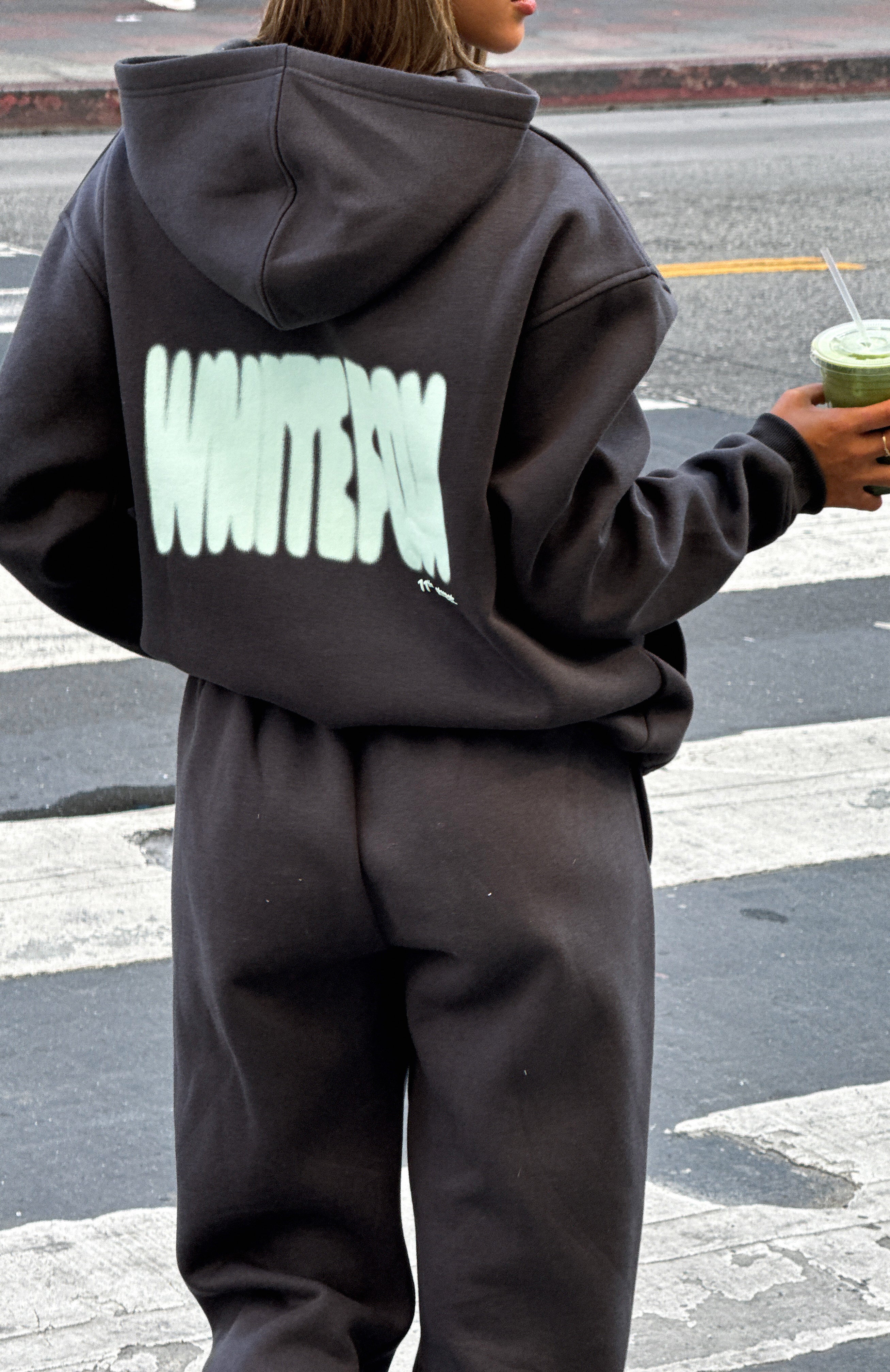 11th Street New York Or Nowhere Oversized Hoodie Matcha Crumble3XS/XXS