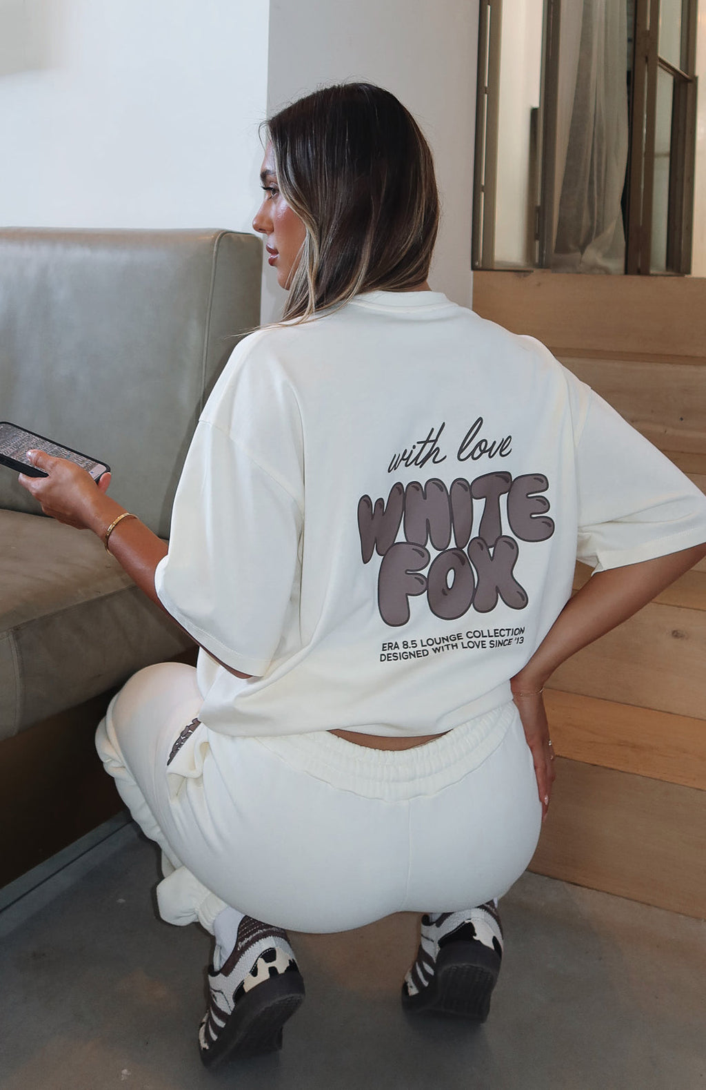 With Love Always Oversized Tee Cream3XS/XXS