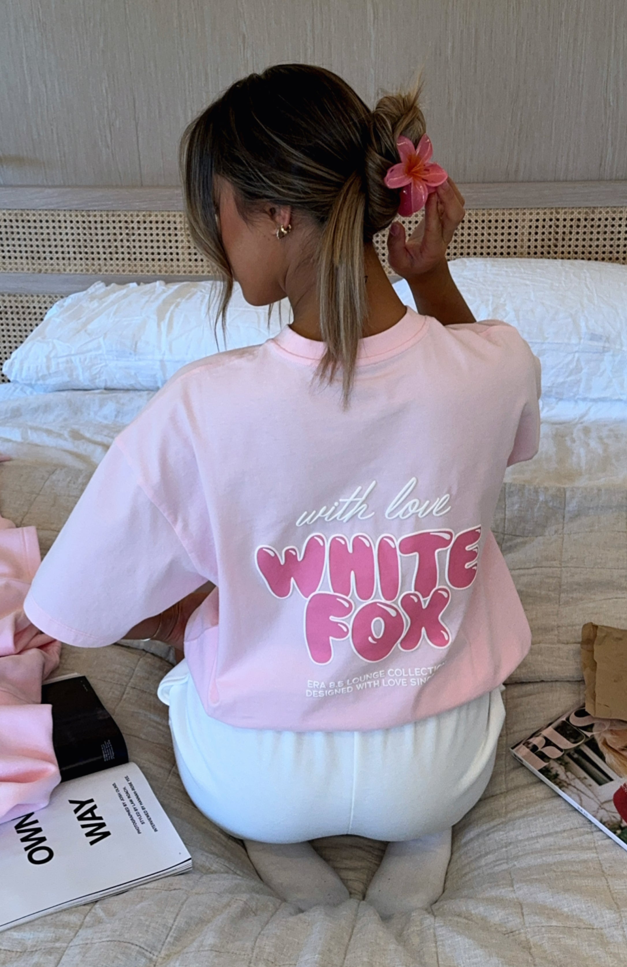 With Love Always Oversized Tee Baby PinkL/XL