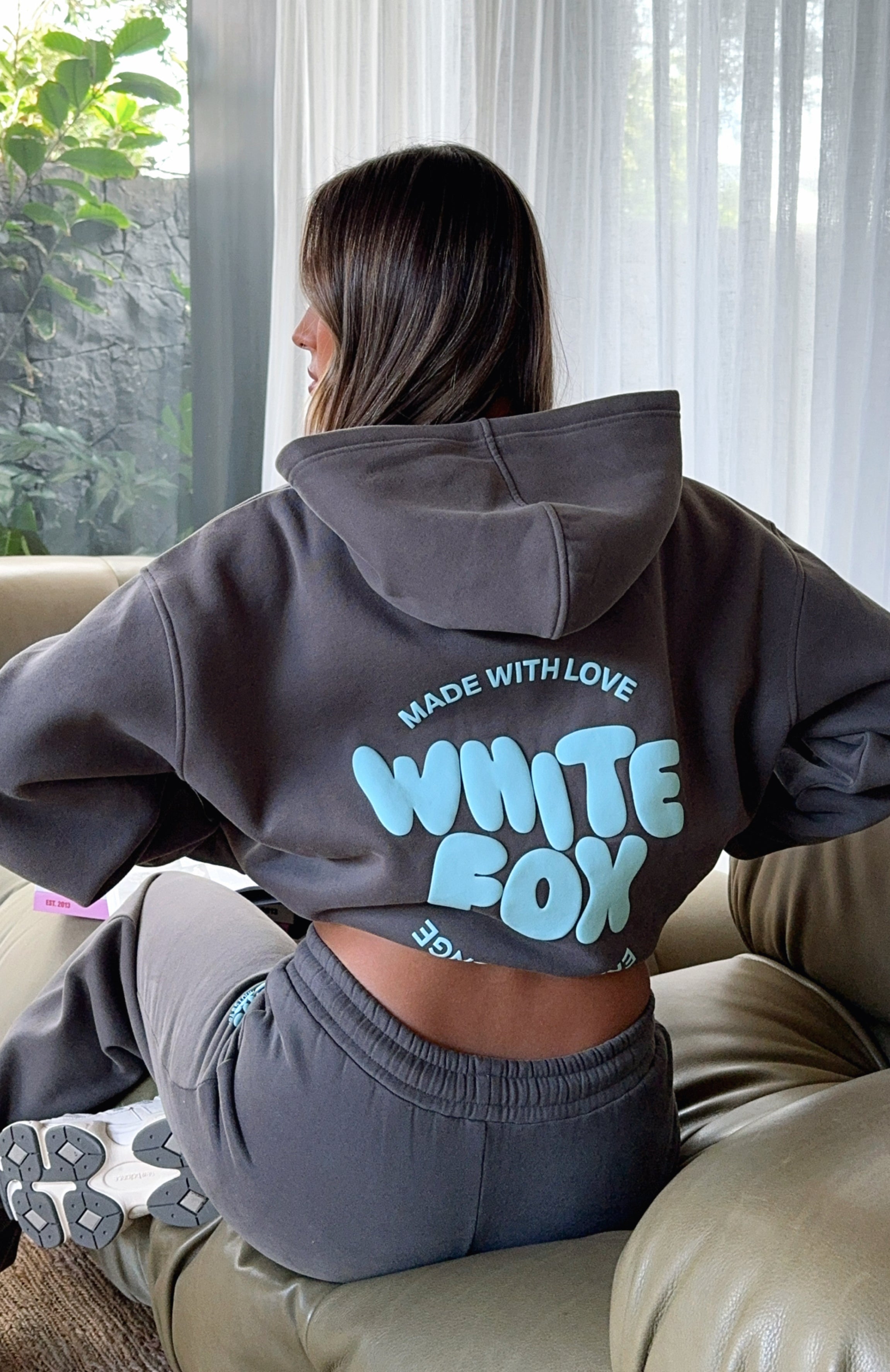 With Love For You Oversized Hoodie VolcanicM/L