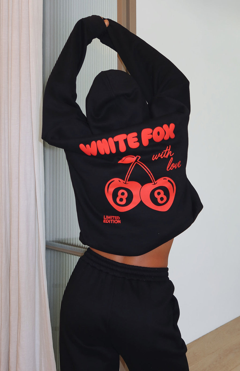 With Love In The Moment Oversized Hoodie BlackM/L