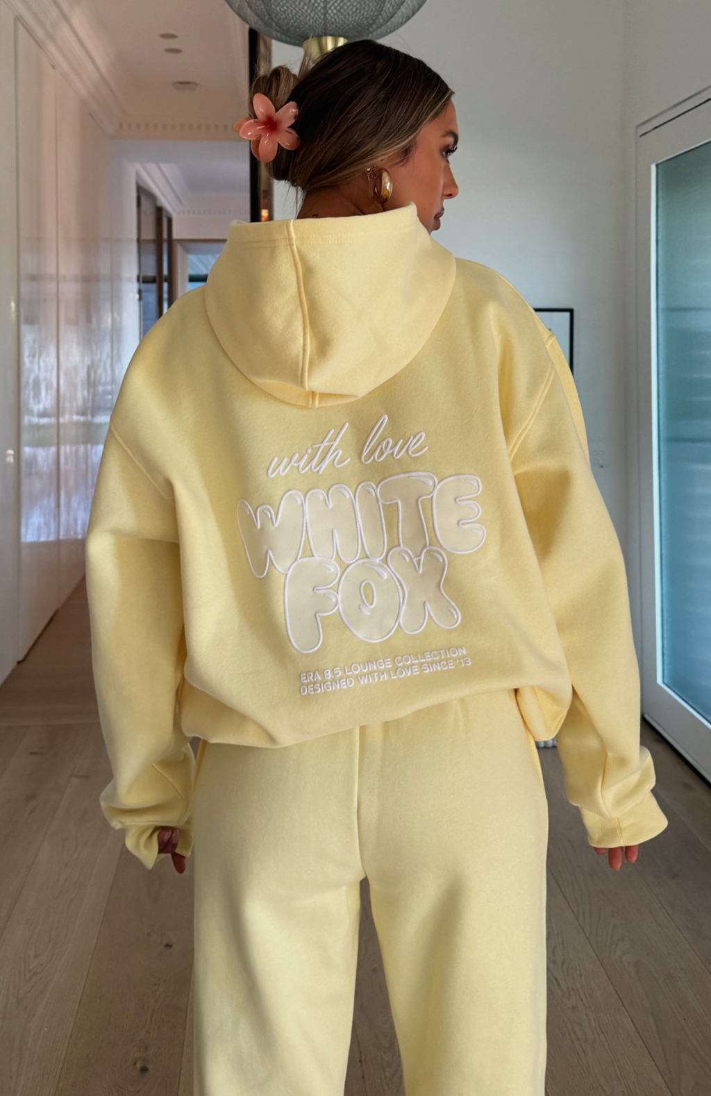With Love Always Oversized Hoodie LemonM/L