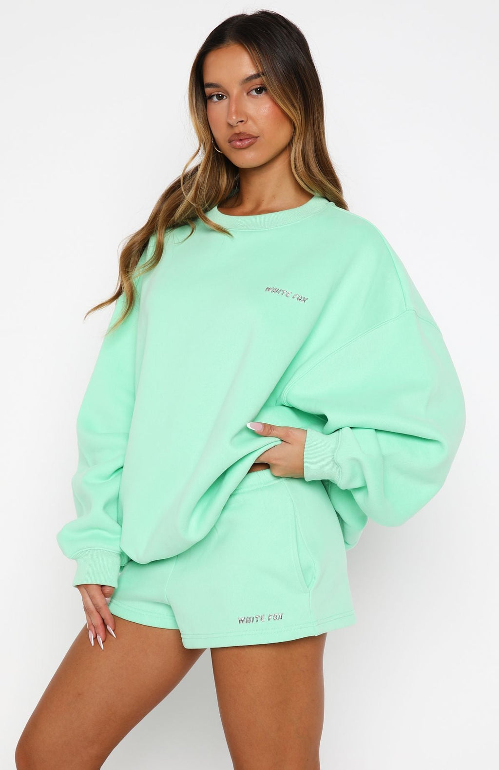 Test Drive Oversized Sweater MintXS/S