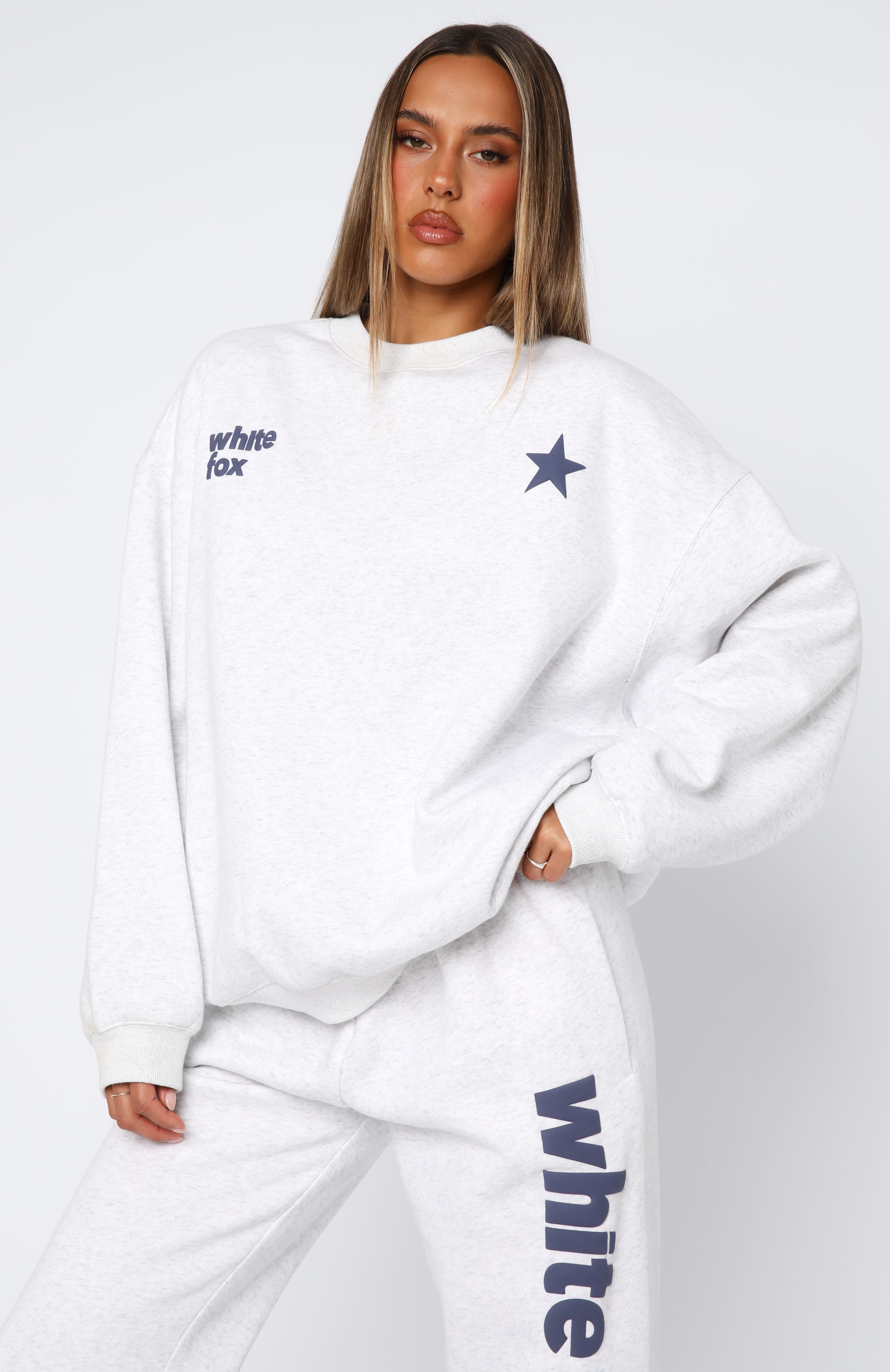 From The Archives Freya Oversized Sweater Grey MarleXS/S