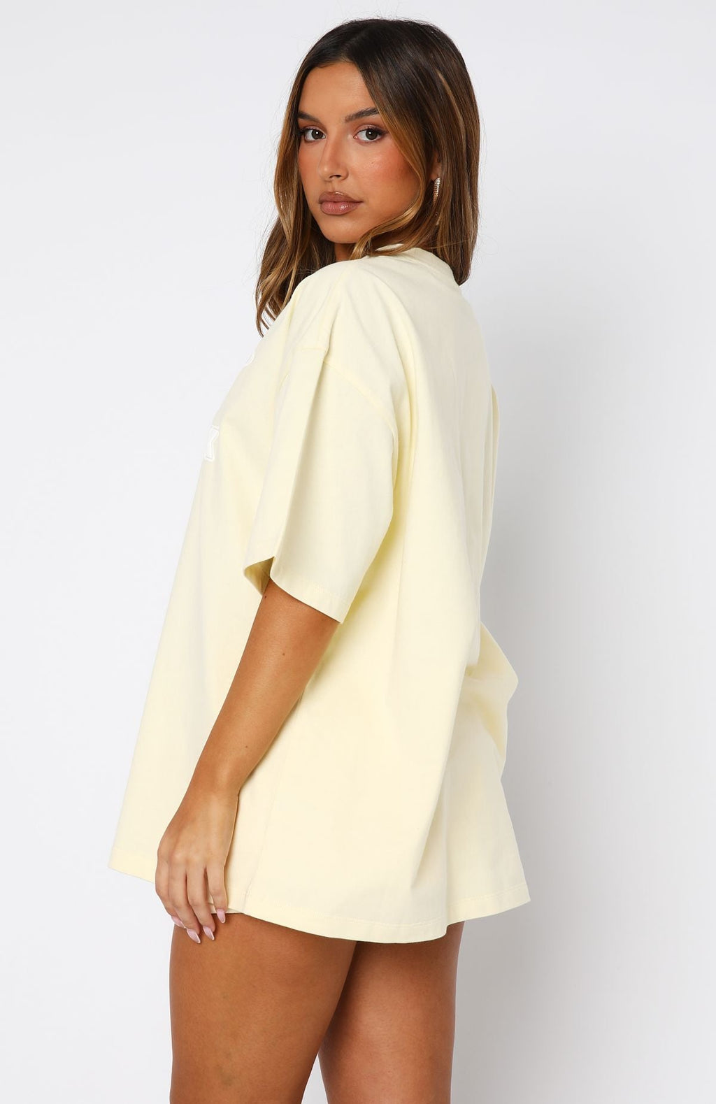 Ready To Go Oversized Tee LemonM/L
