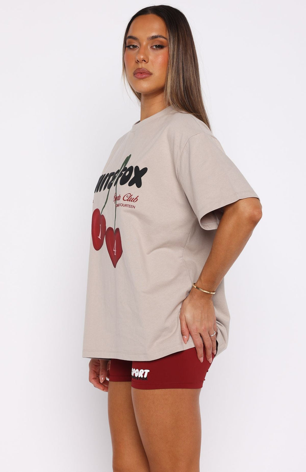 Club 14 Trinity Oversized Tee MoonXS/S