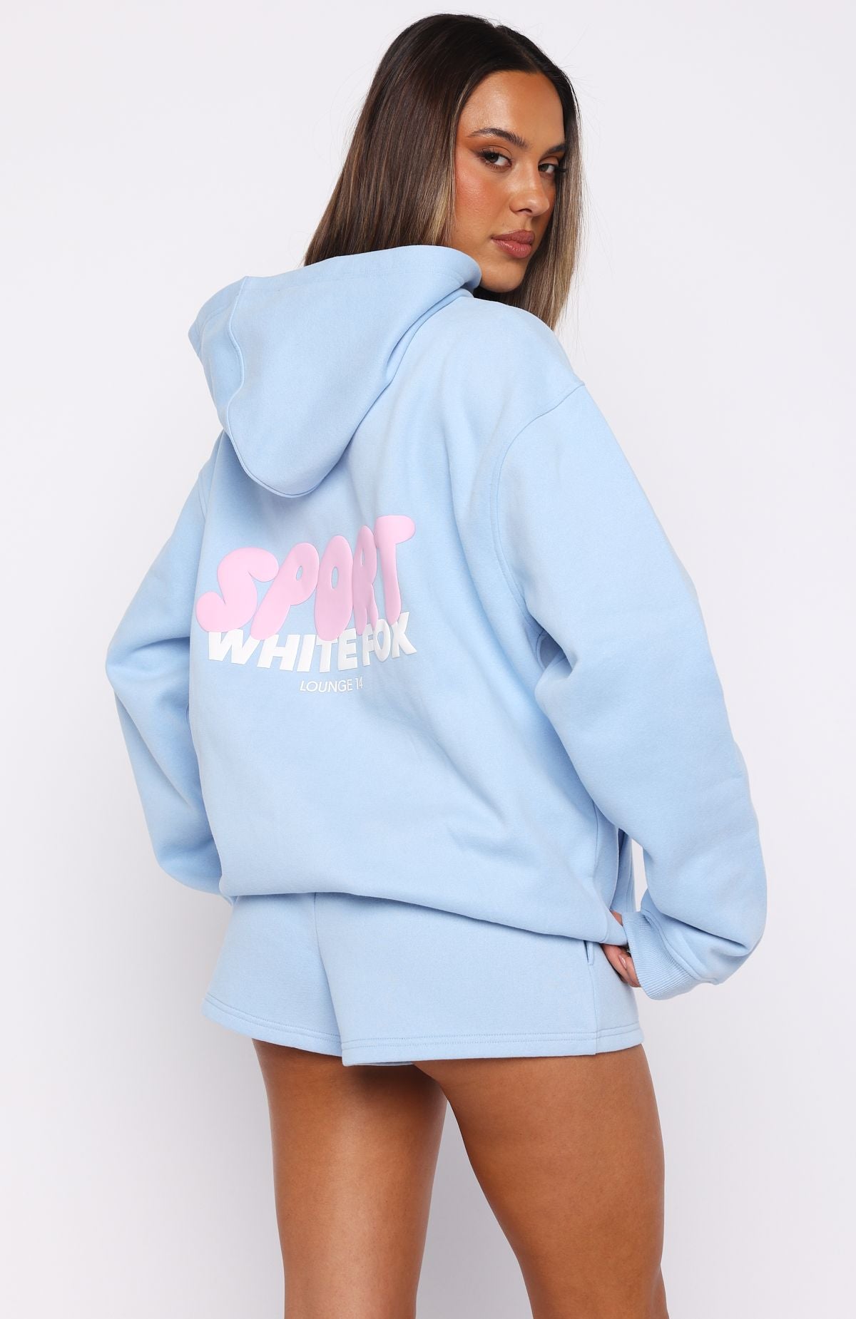 Club 14 Peyton Oversized Hoodie BlueS/M