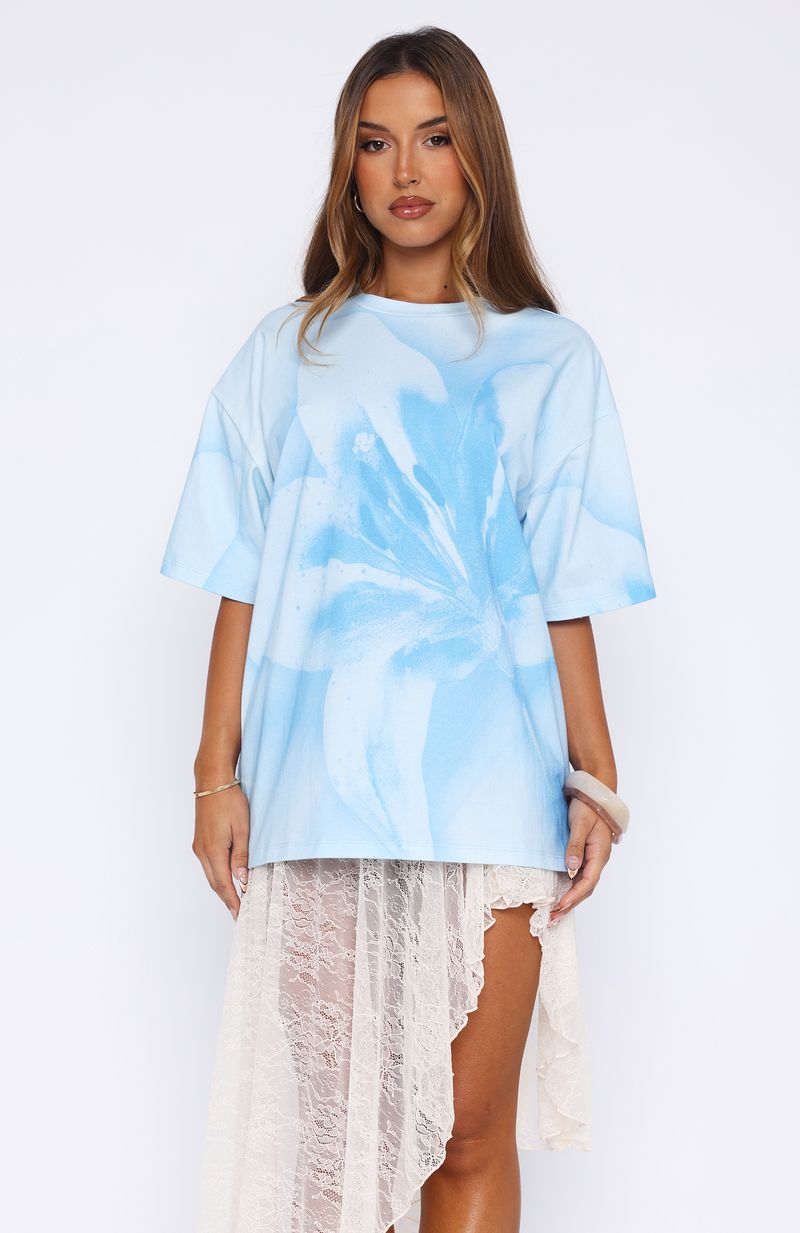 Most Loved Oversized Tee BlueXS/S