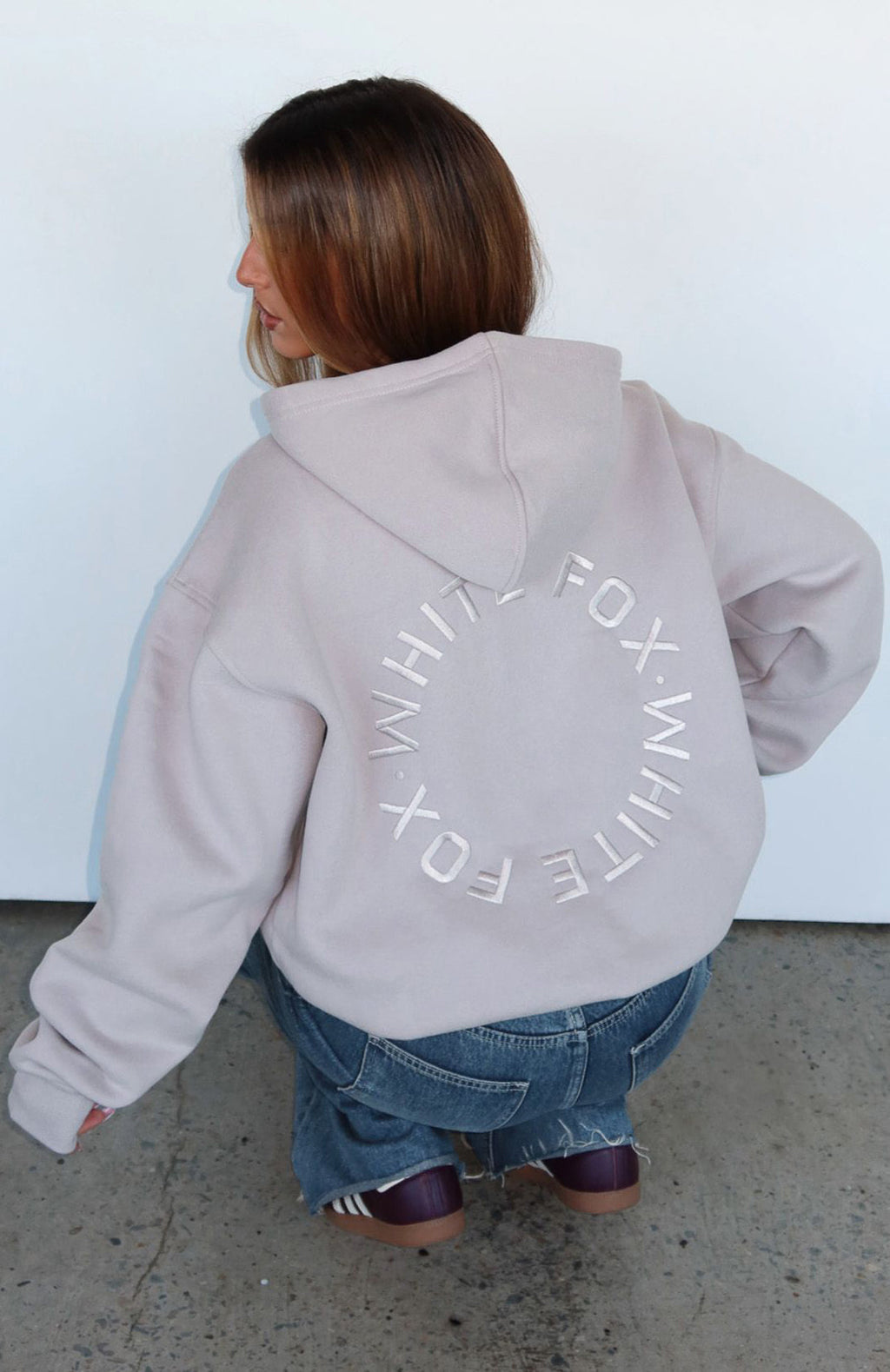 Stay Lifted Oversized Hoodie MoonXXS/XS