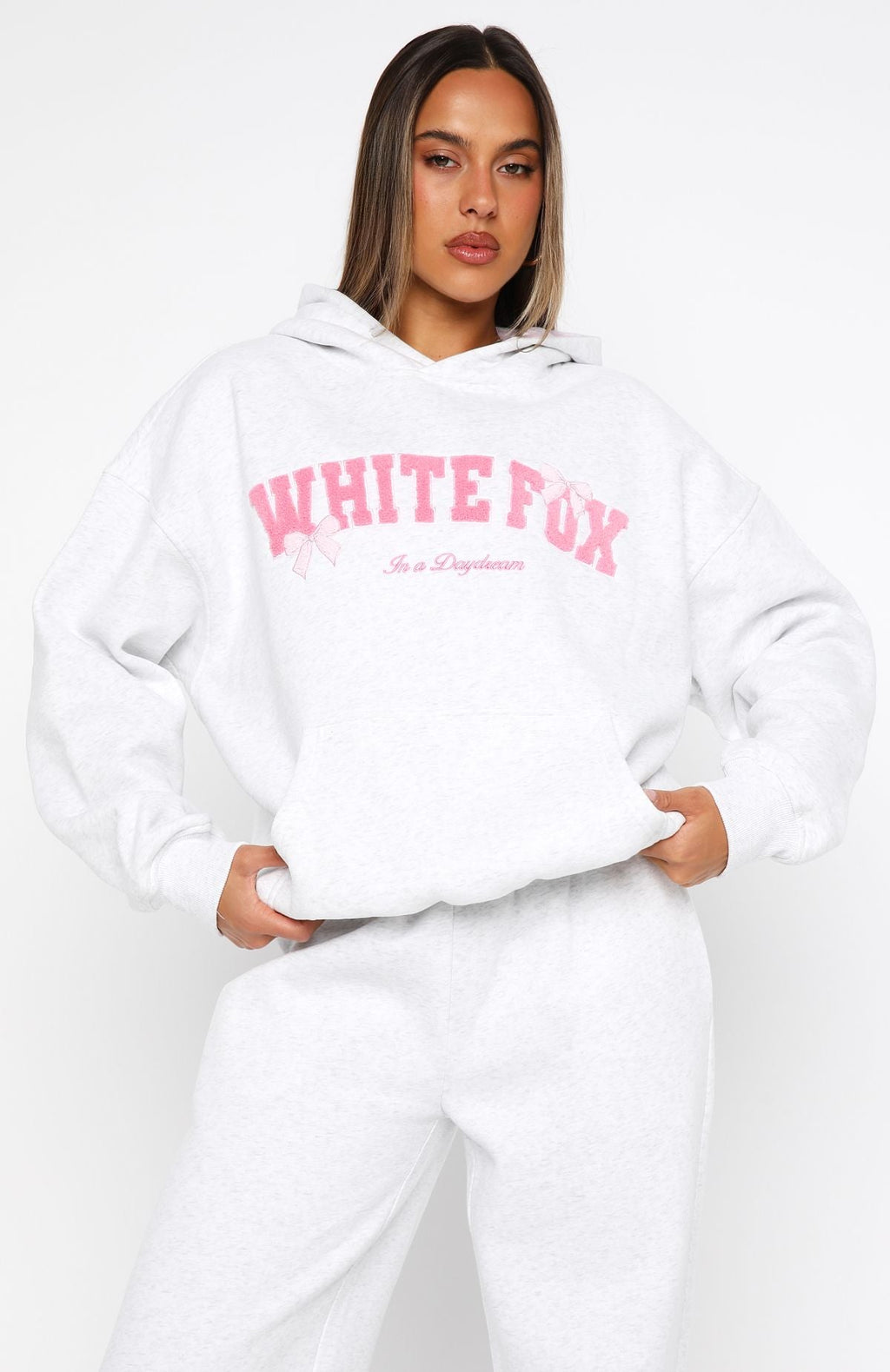 Daydreamers Madeline Oversized Hoodie Grey MarleXXS/XS