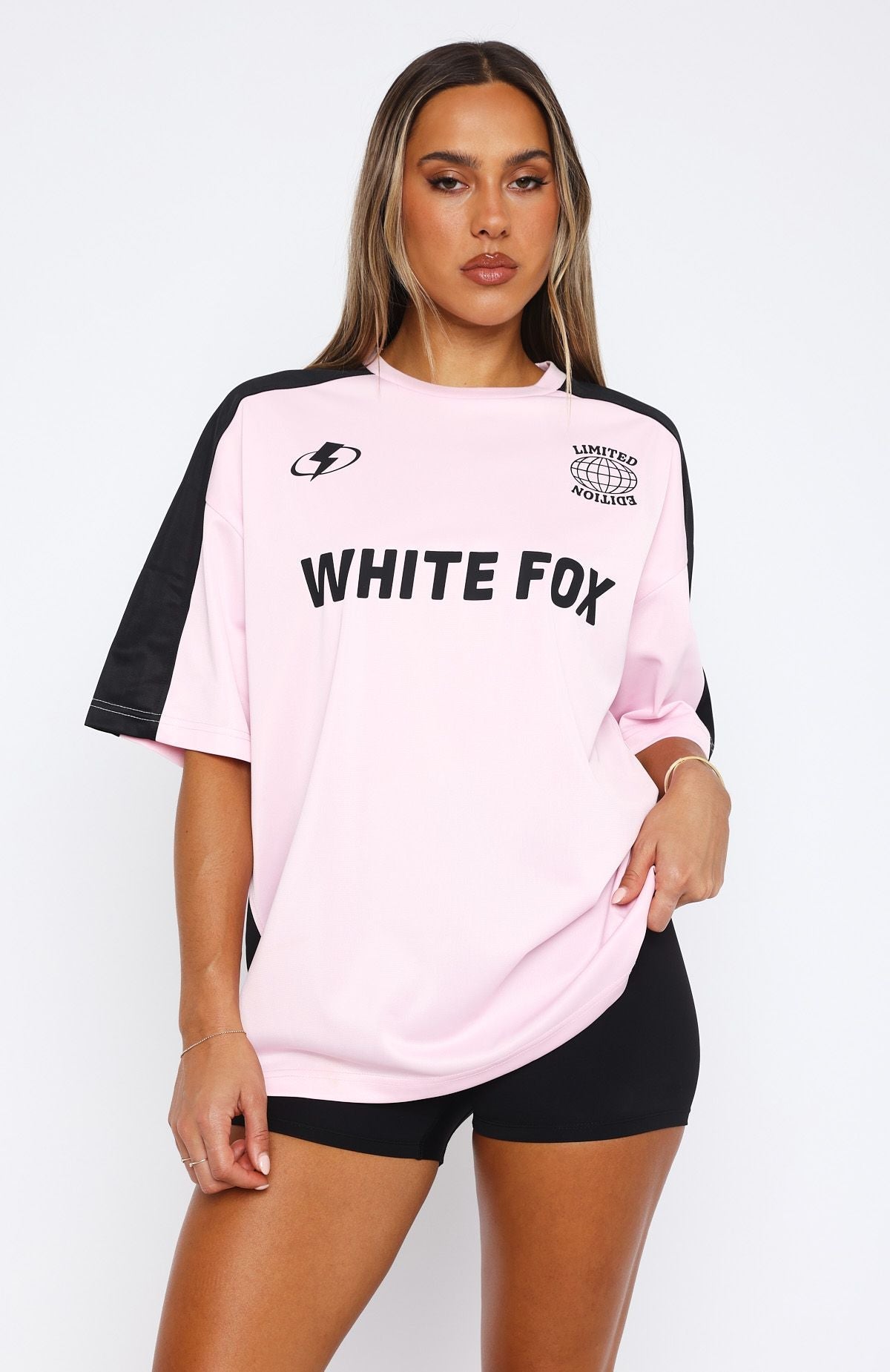 Checking Up On You Oversized Jersey Light PinkXXS/XS
