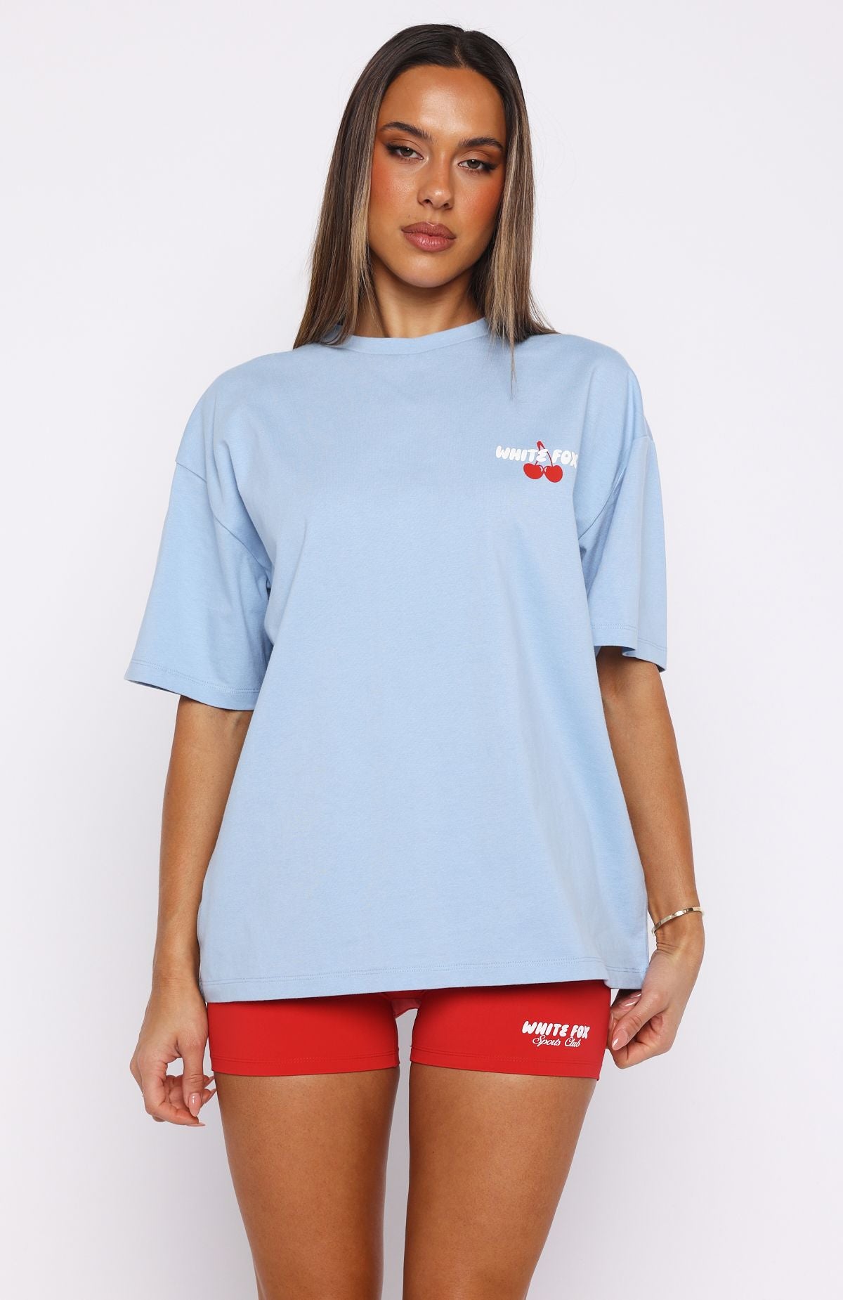 Club 14 Cassie Oversized Tee BlueXS/S