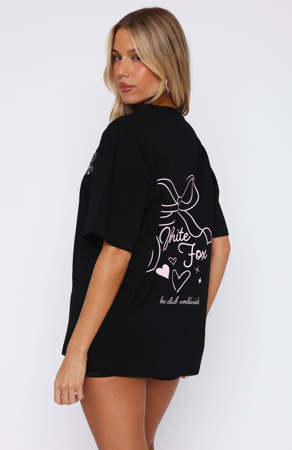 Love You Forever Oversized Tee BlackS/M
