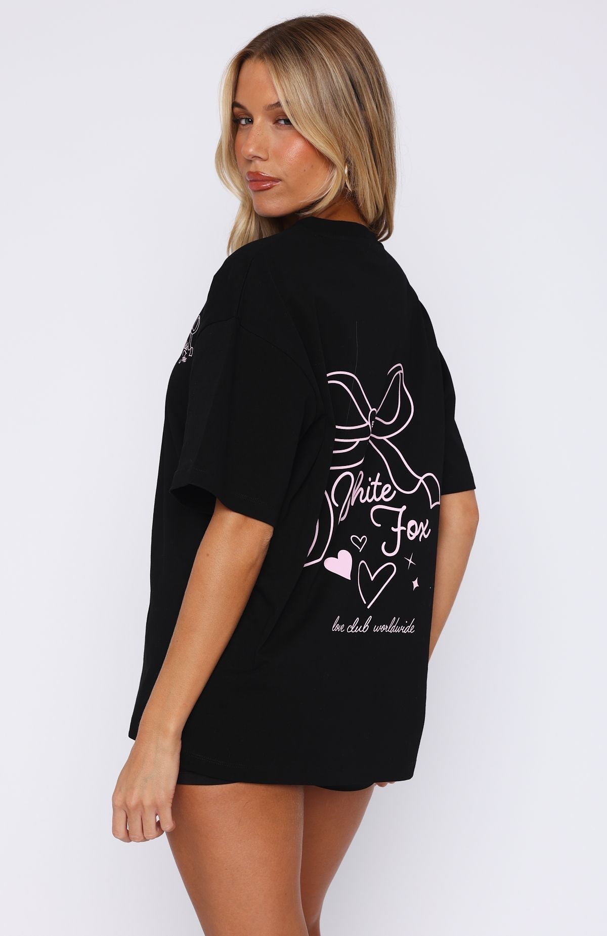 Love You Forever Oversized Tee BlackS/M