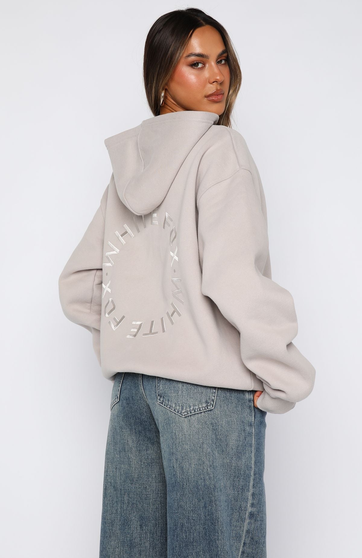 Stay Lifted Oversized Hoodie MoonL/XL