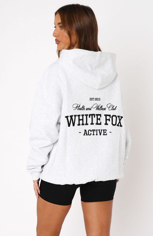 Taking Sides Oversized Hoodie Grey MarleL/XL