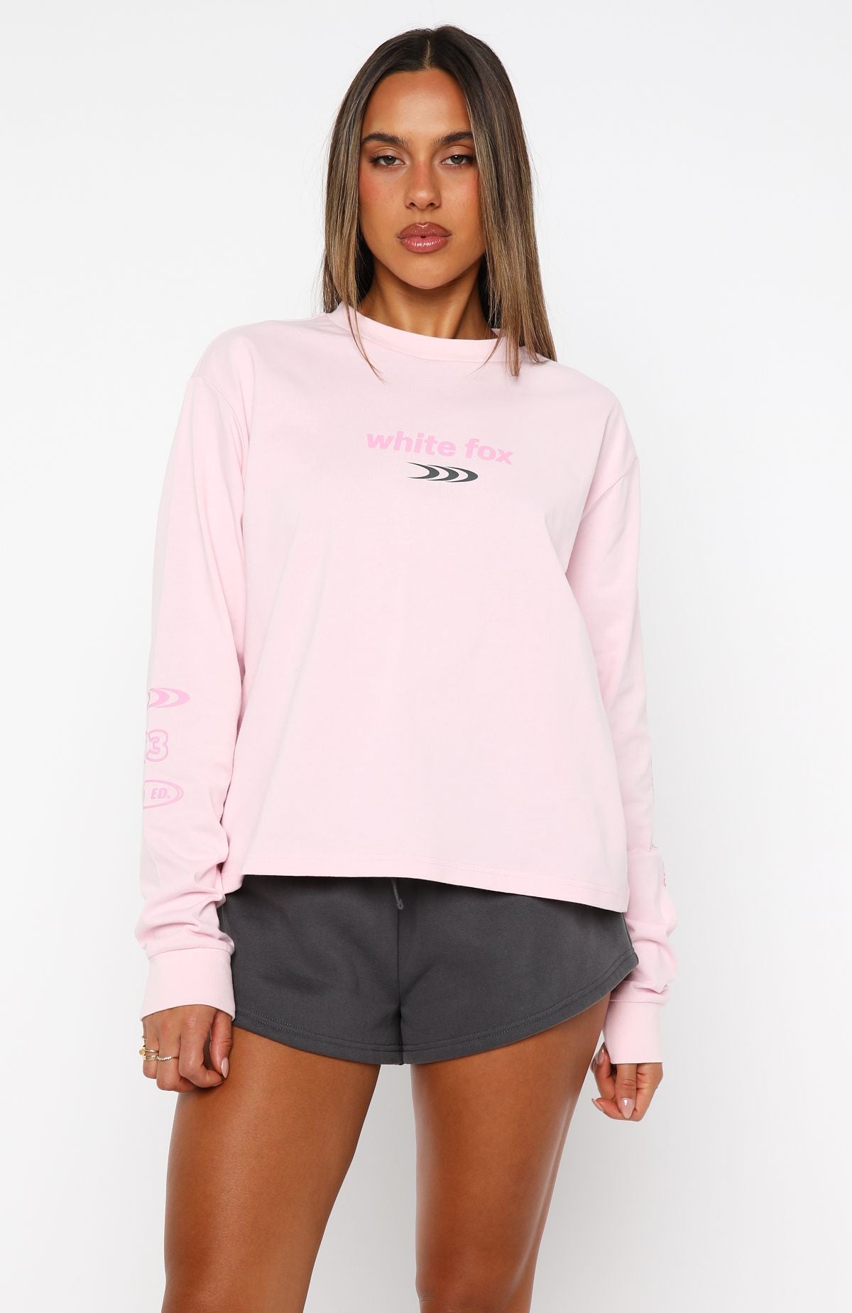 All Around Me Long Sleeve Tee PinkXXS/XS