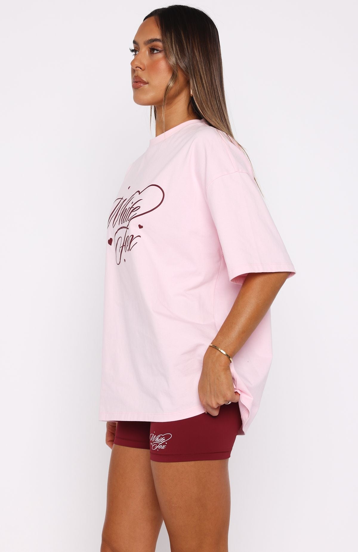 Love You Regardless Oversized Tee PinkXS/S