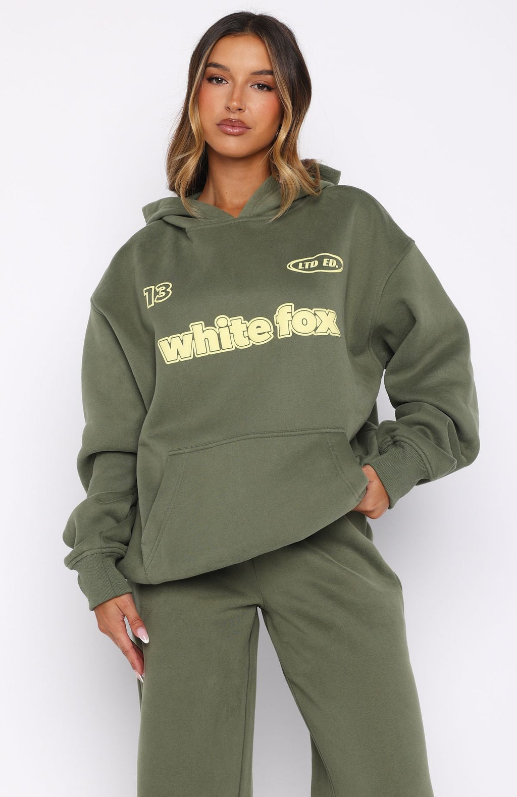 Ready To Go Oversized Hoodie KhakiXS/S