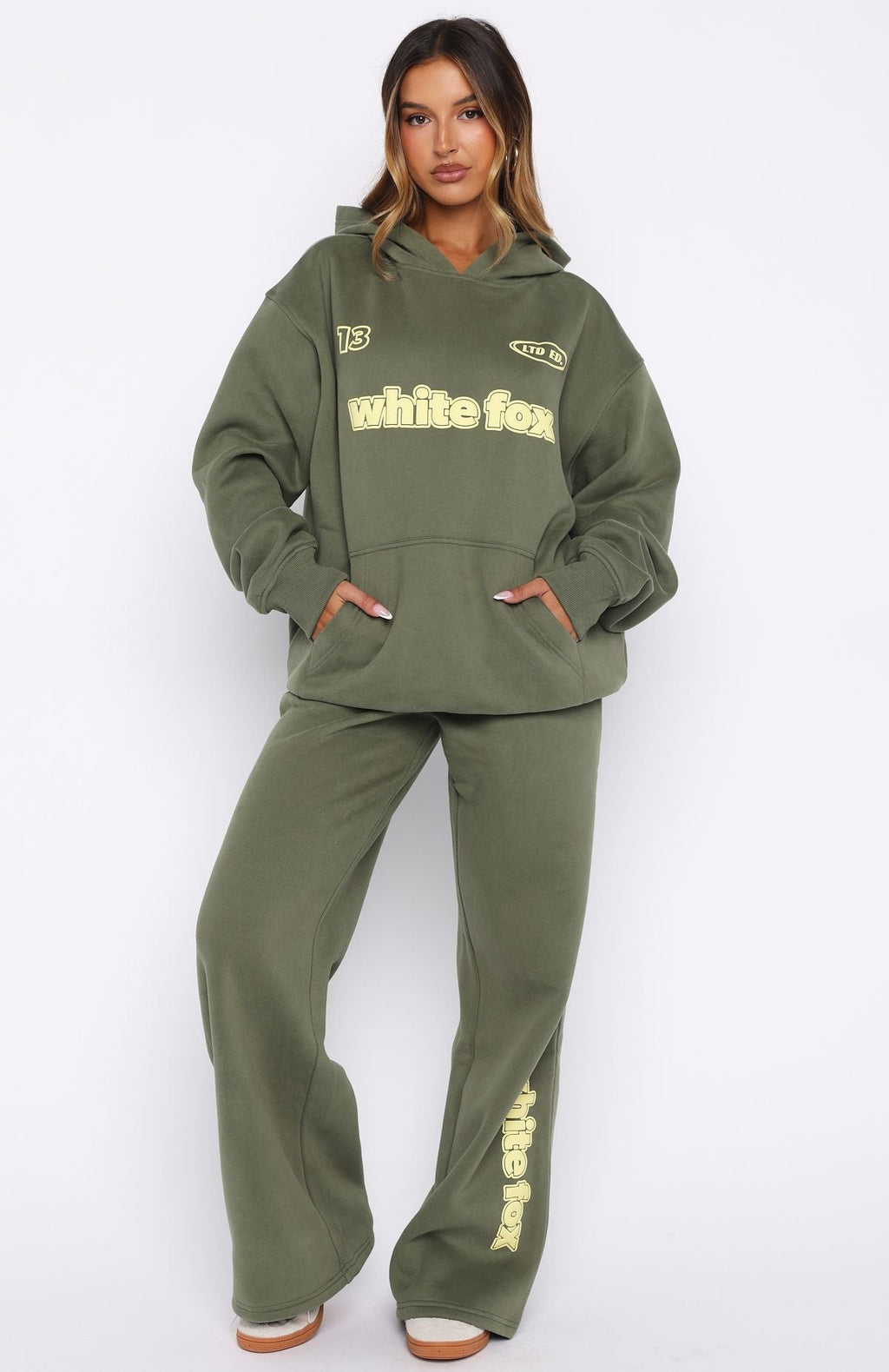 Ready To Go Oversized Hoodie KhakiL/XL