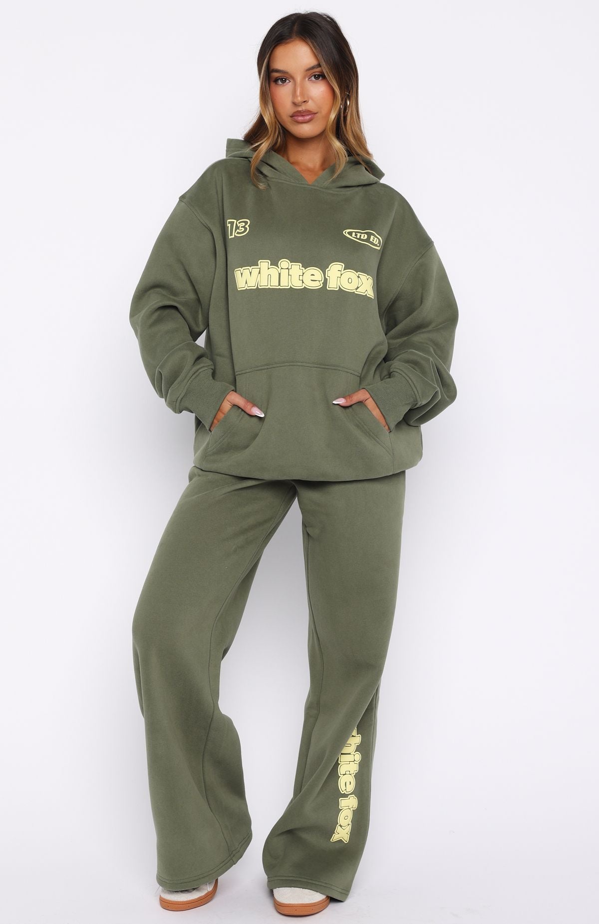 Ready To Go Oversized Hoodie KhakiL/XL