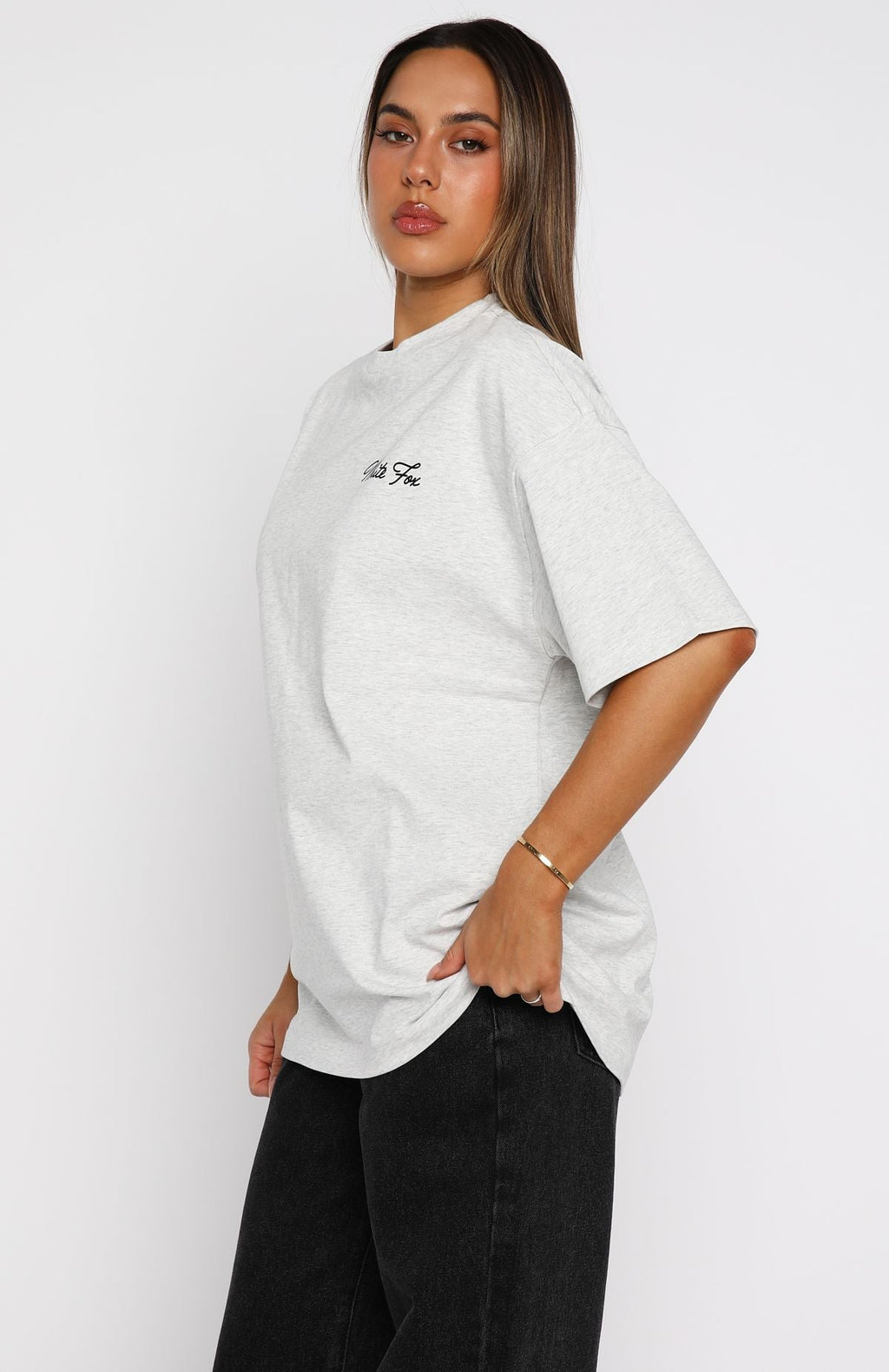 Creative Studios Oversized Tee Grey MarleM/L