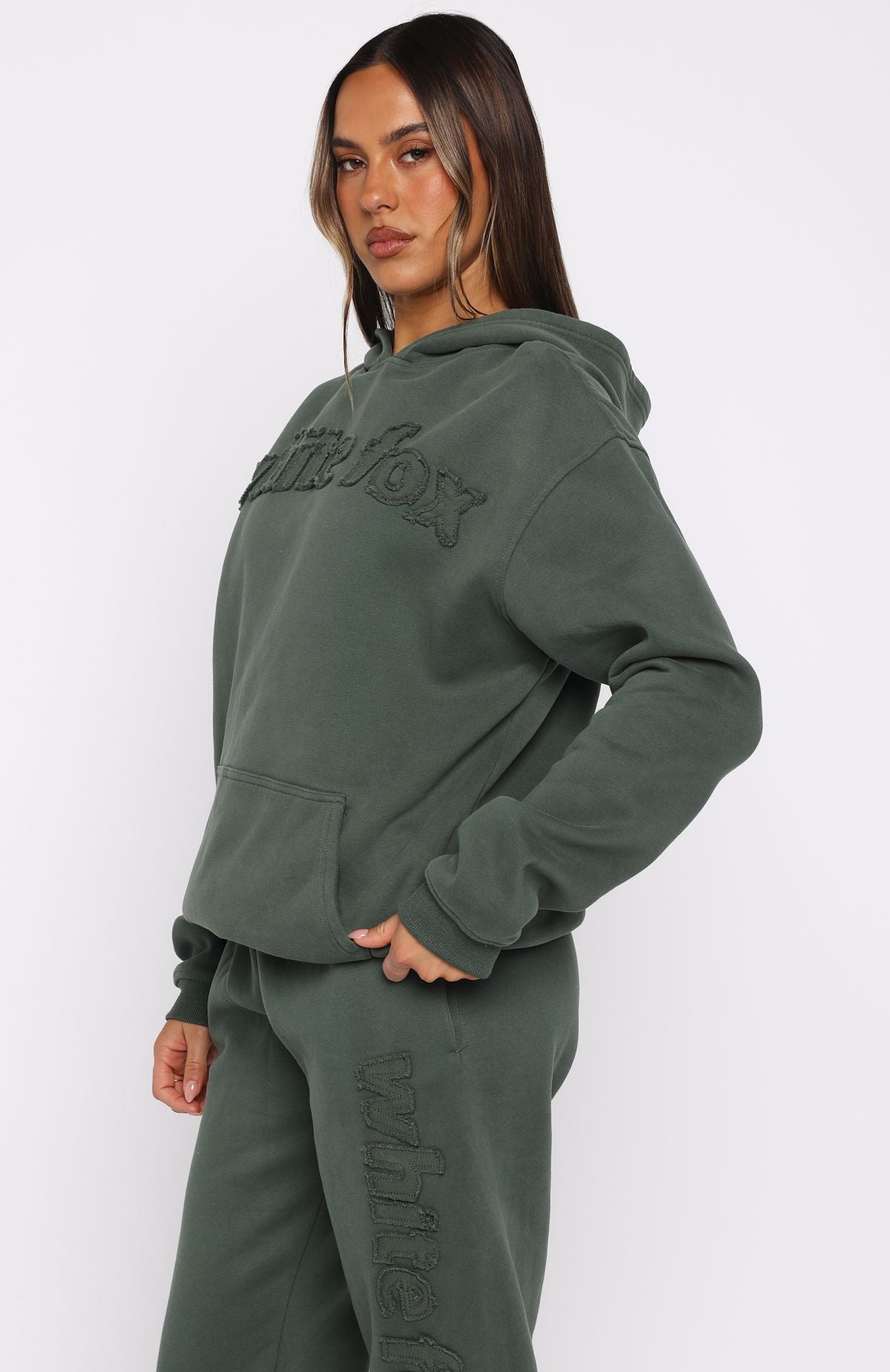 From The Archives Lexi Oversized Hoodie KhakiXS/S