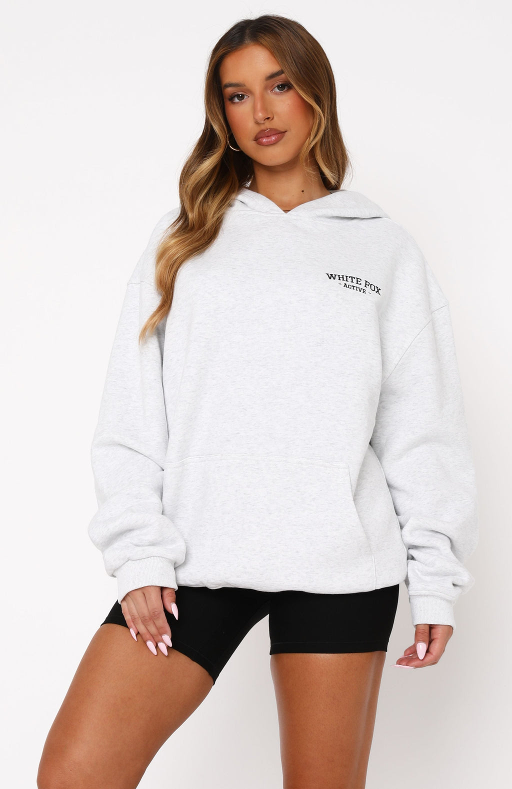 Taking Sides Oversized Hoodie Grey MarleS/M