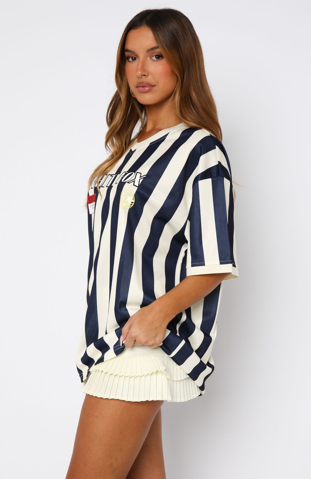 Let's Just Leave Oversized Jersey NavyS/M