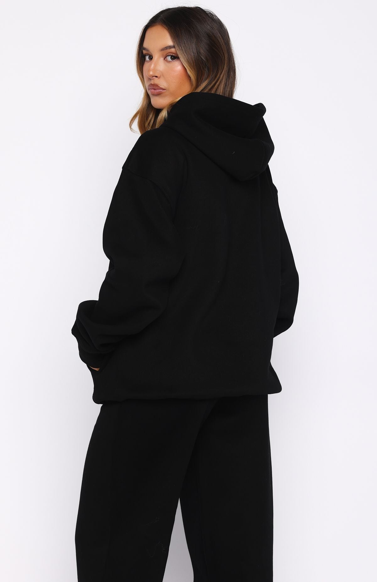 Ready To Go Oversized Hoodie BlackM/L