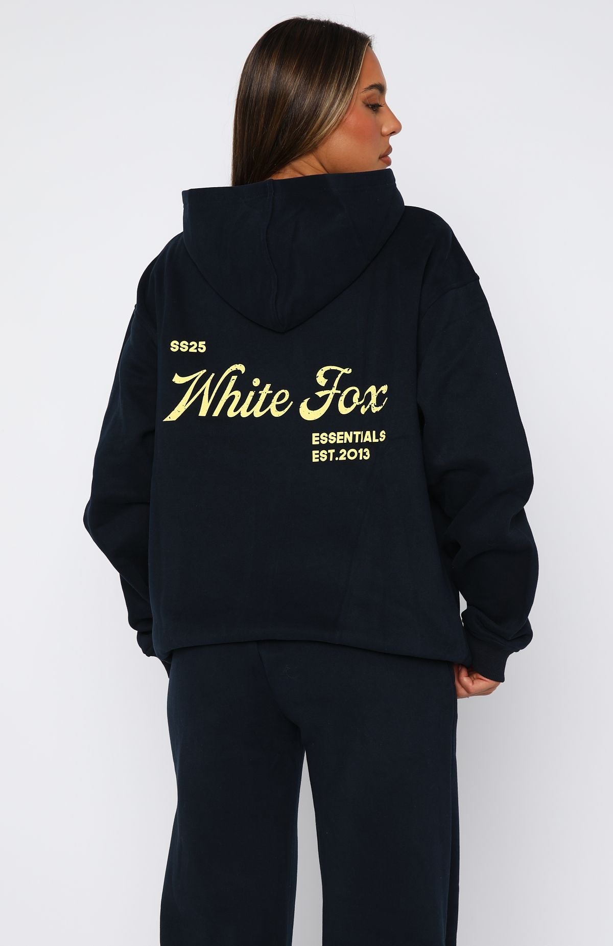 The Good Life Back Graphic Oversized Hoodie NavyM/L