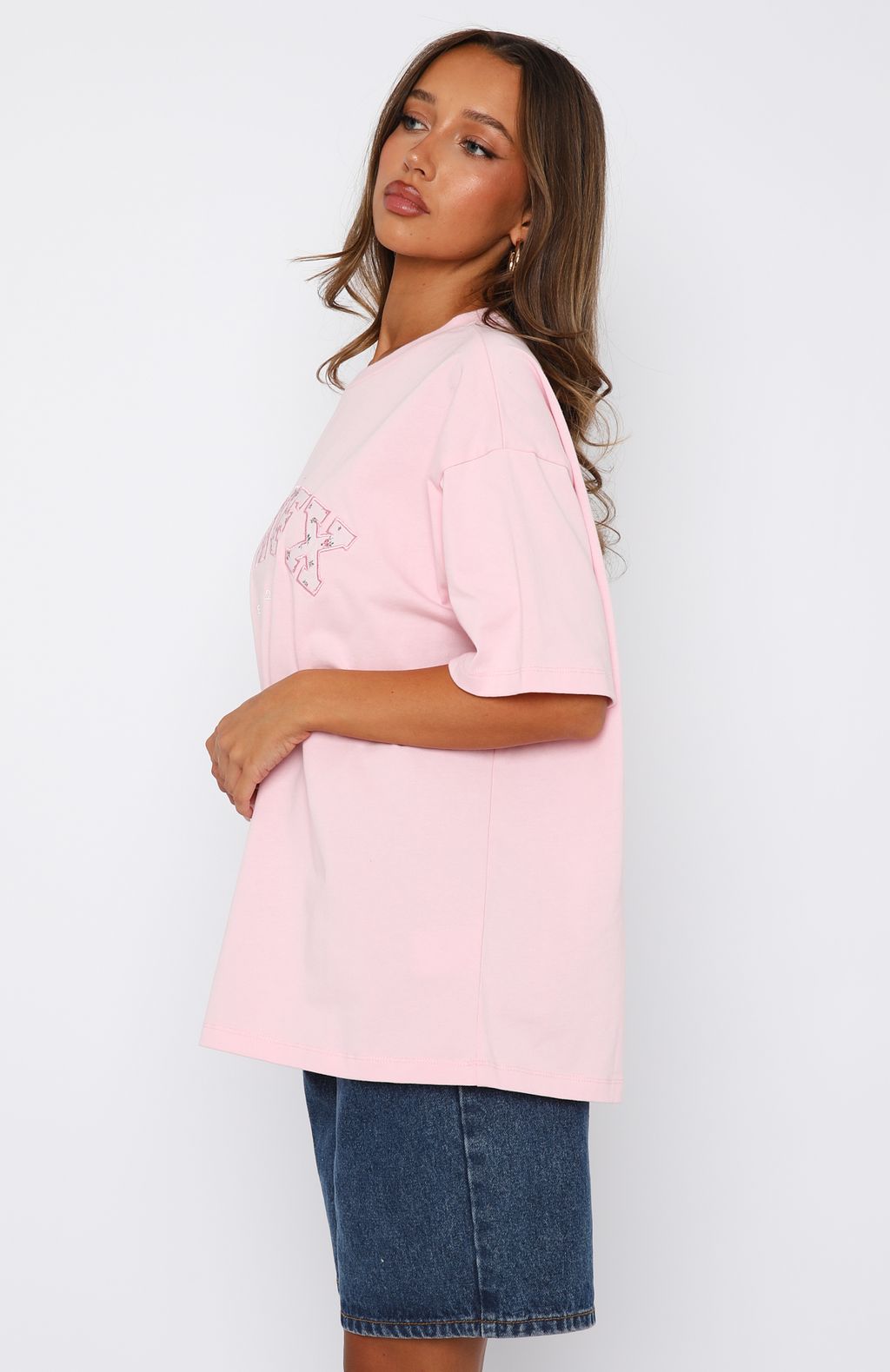 Sweet Sweet Moments Oversized Tee PinkXS/S