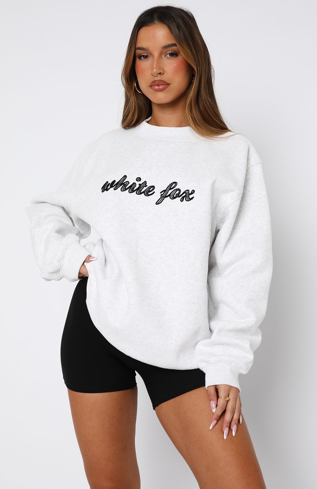 Call On You Oversized Sweater Grey MarleXS/S