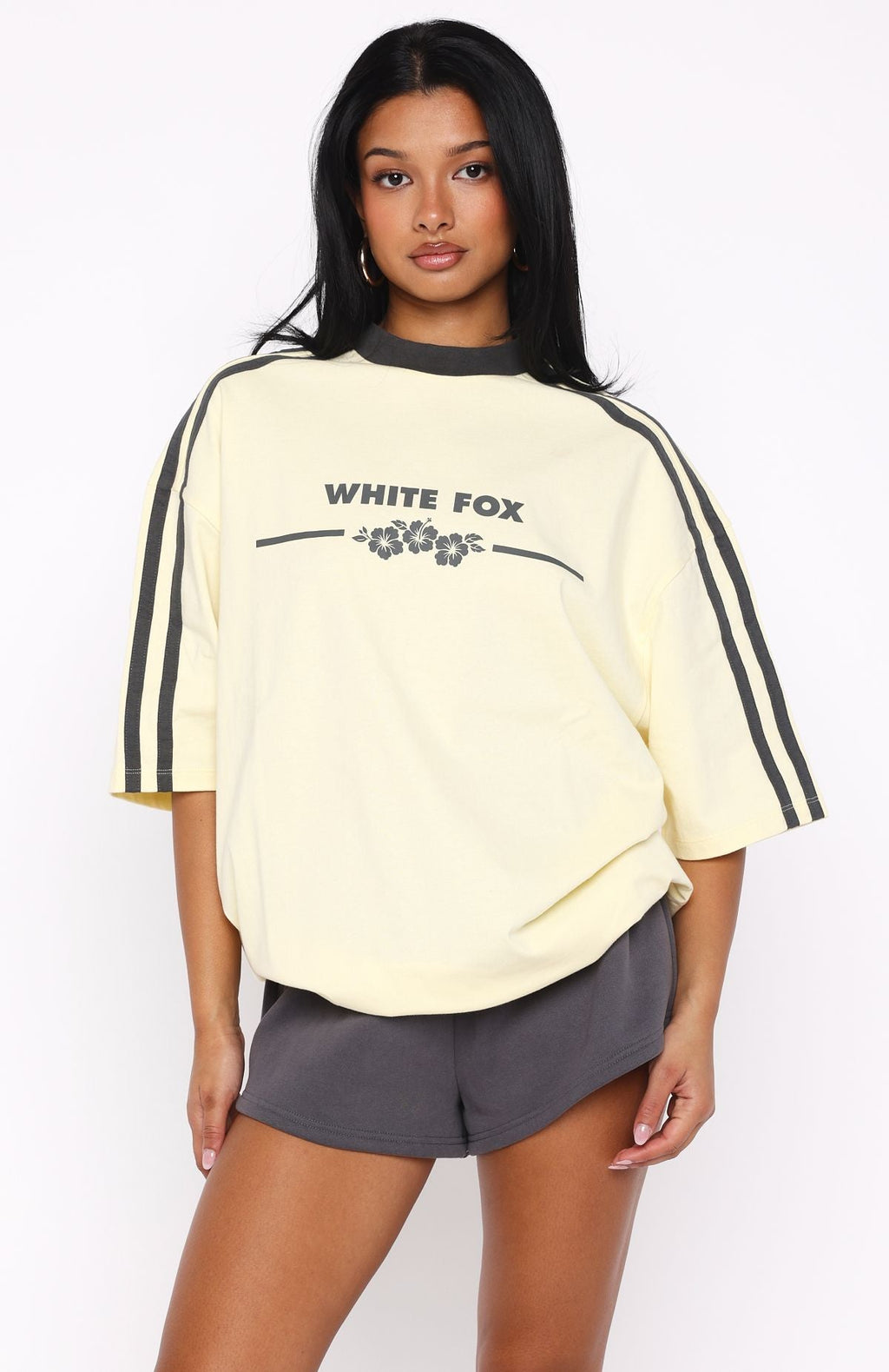 Deep Waters Oversized Tee LemonXXS/XS