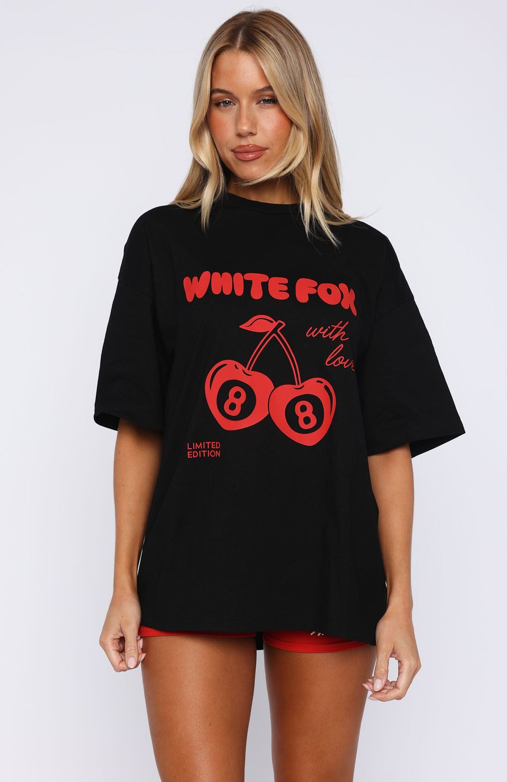 With Love In The Moment Oversized Tee BlackL/XL