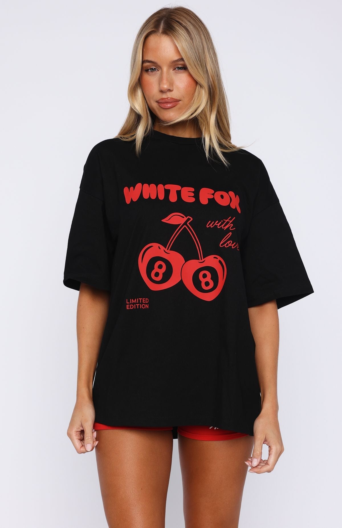 With Love In The Moment Oversized Tee BlackL/XL