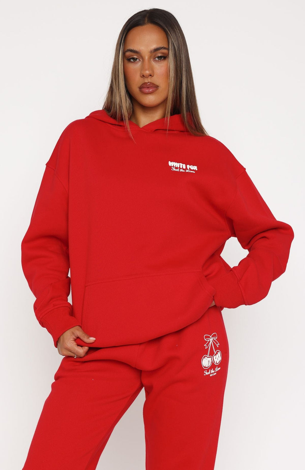 Love Of My Life Oversized Hoodie RedL/XL