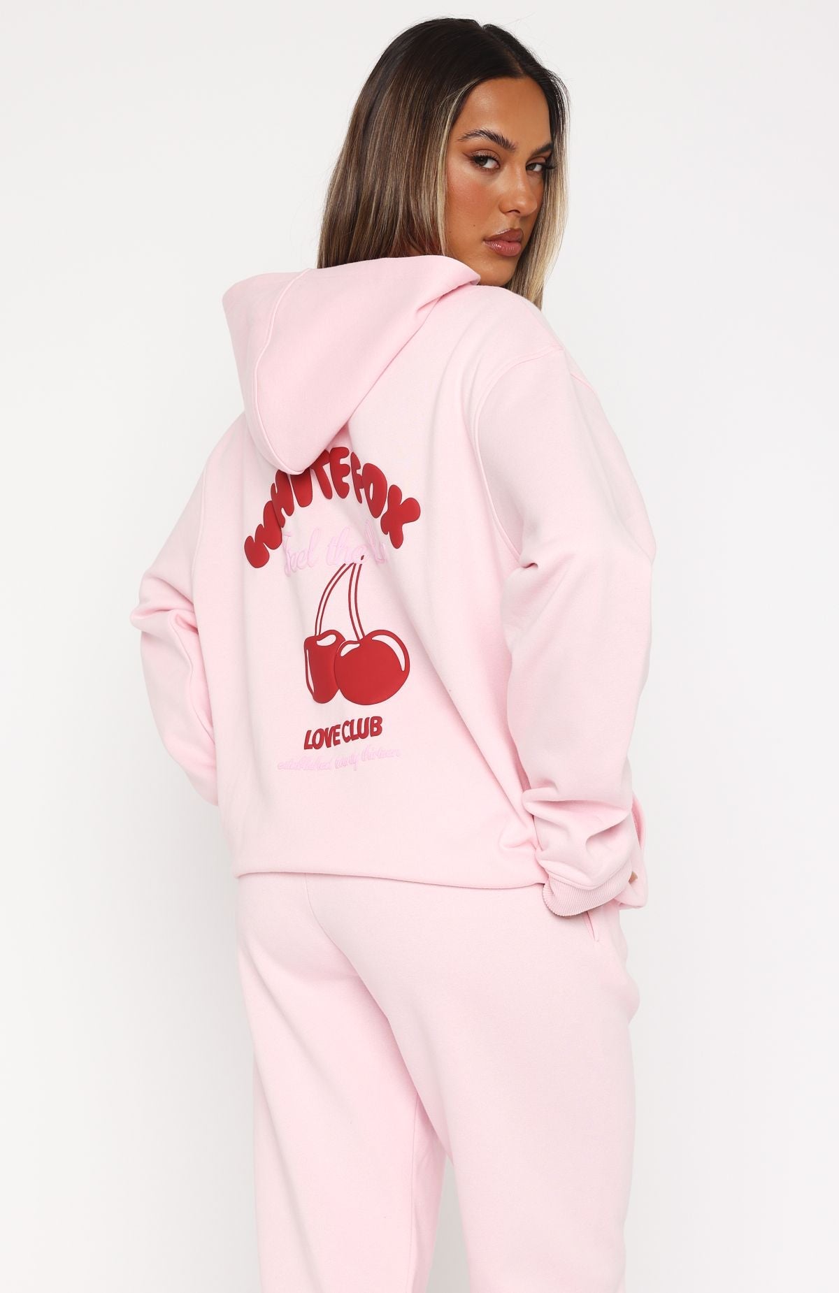 Love Me Tender Oversized Hoodie PinkS/M