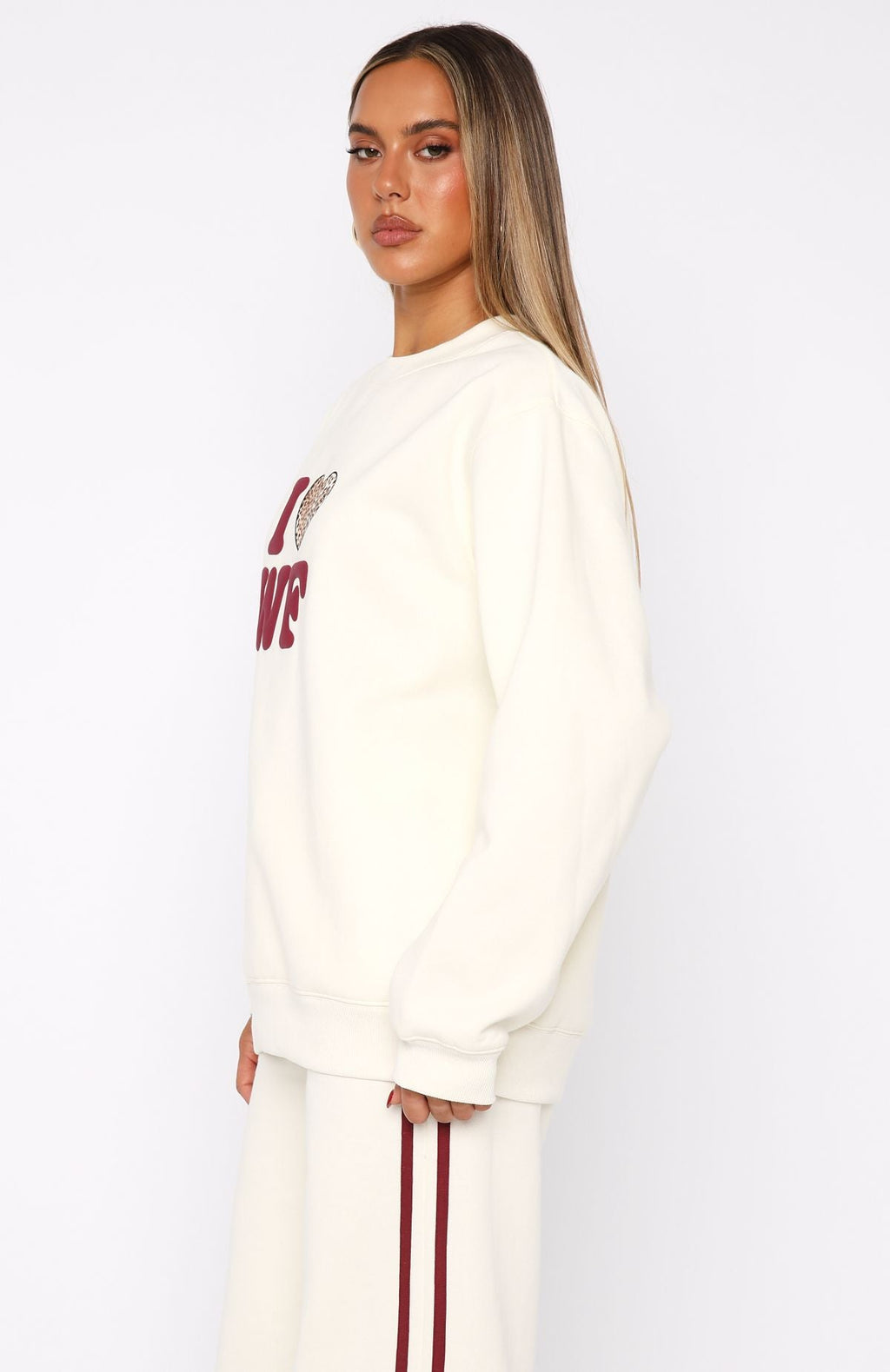 11th Street Concrete Jungle Oversized Sweater Cake BatterXS/S