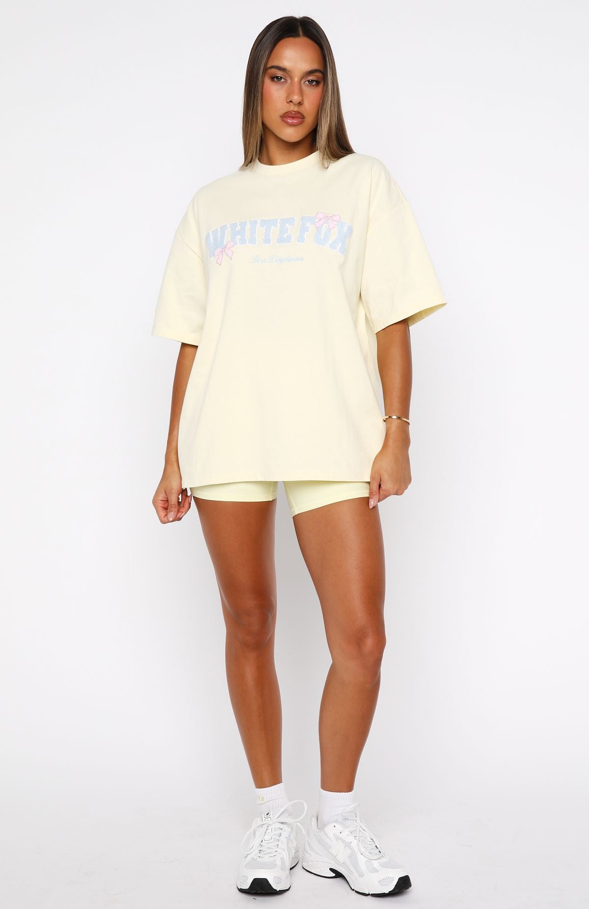 Daydreamers Madeline Oversized Tee LemonM/L