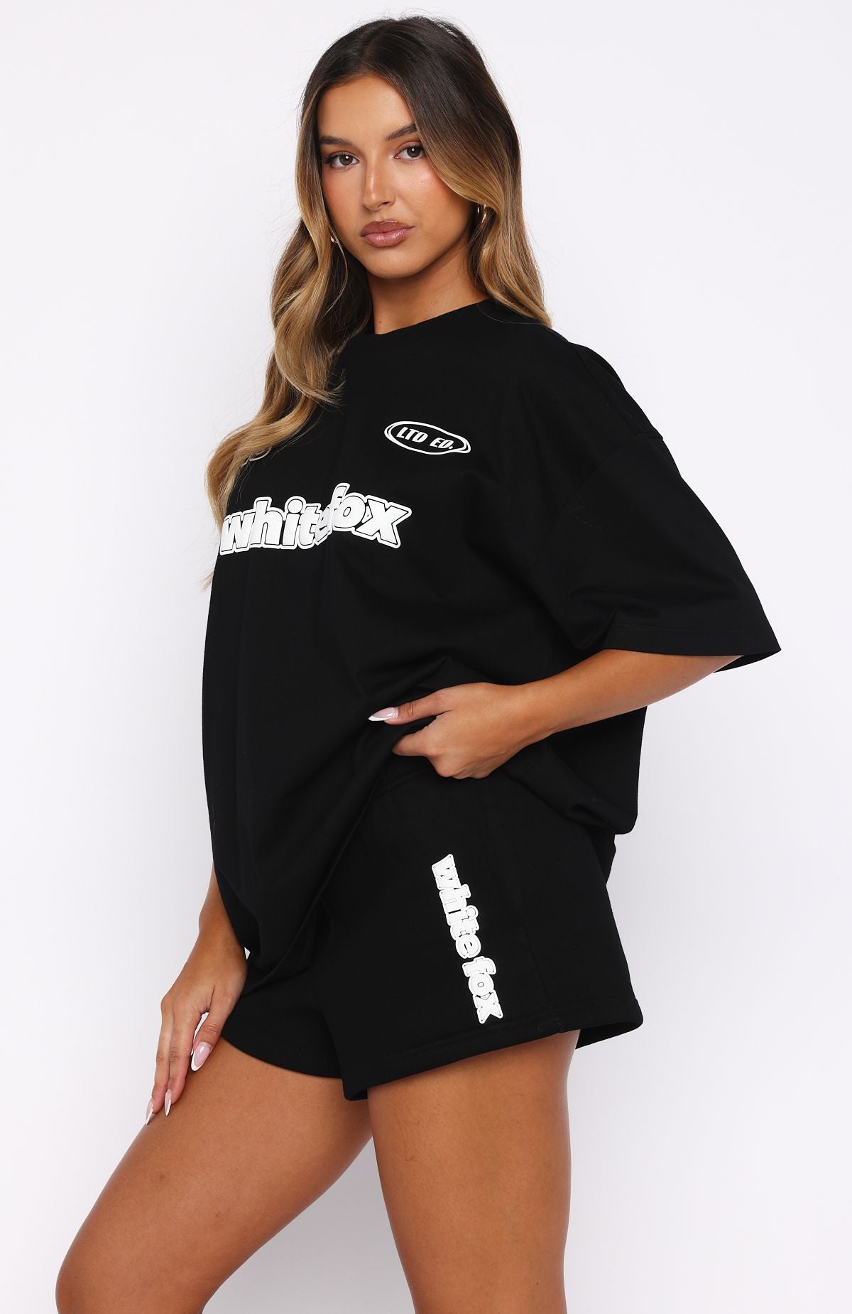 Ready To Go Oversized Tee BlackS/M