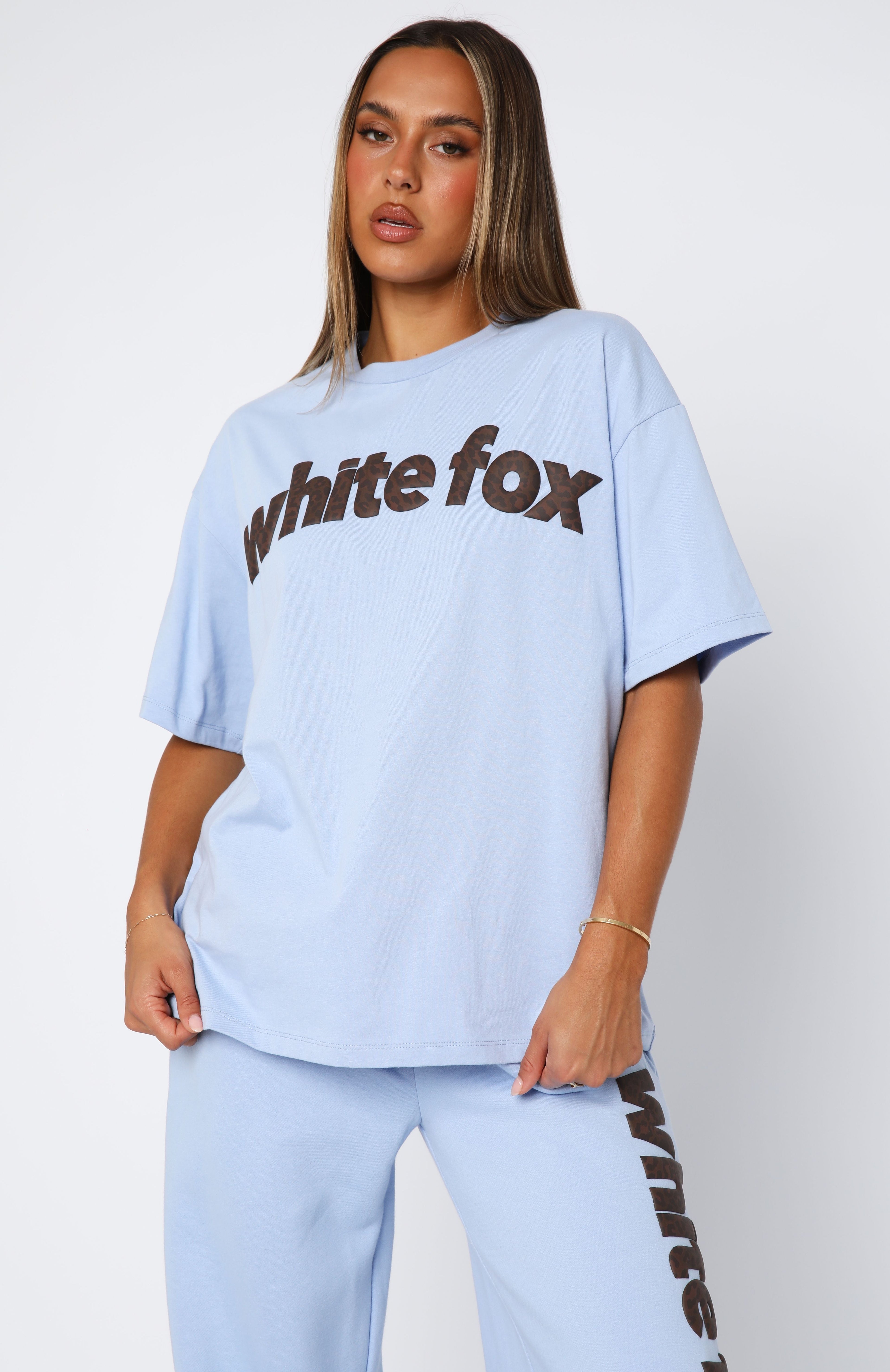 From The Archives Allora Oversized Tee BlueXXS/XS