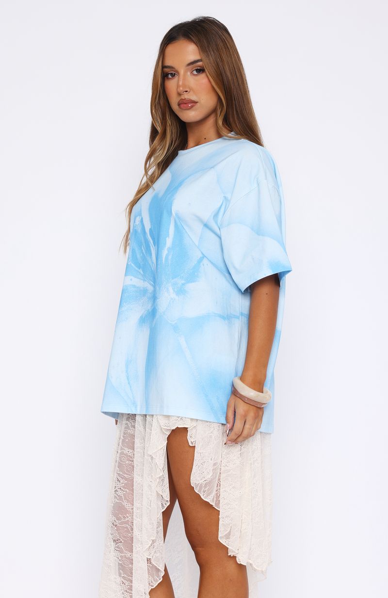 Most Loved Oversized Tee BlueS/M