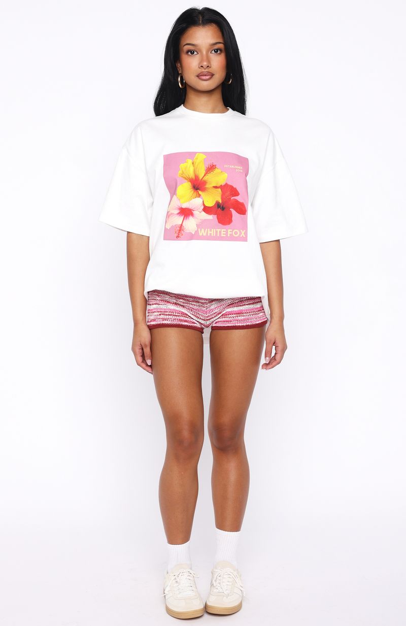 Little By Little Oversized Tee WhiteM/L
